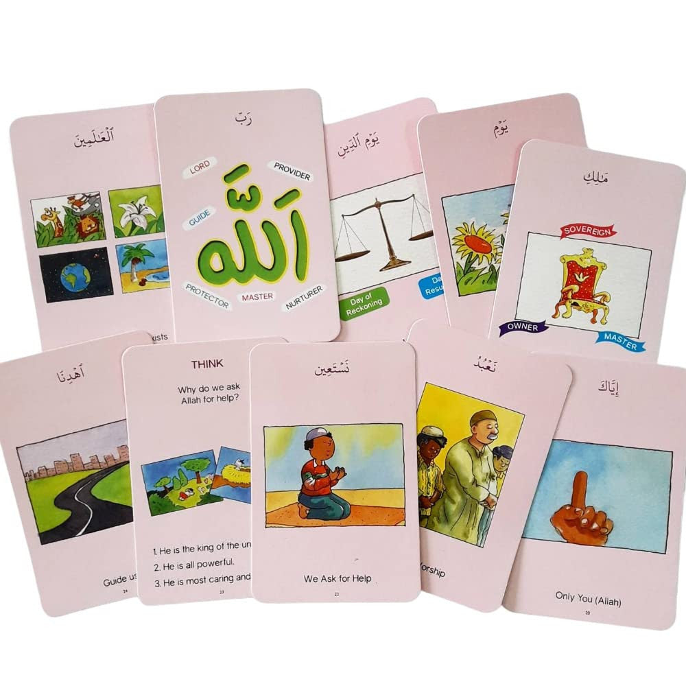 Surah al-Fatihah Flashcards سورة الفاتحة: بطاقات فلاش、mySite、topwebapps