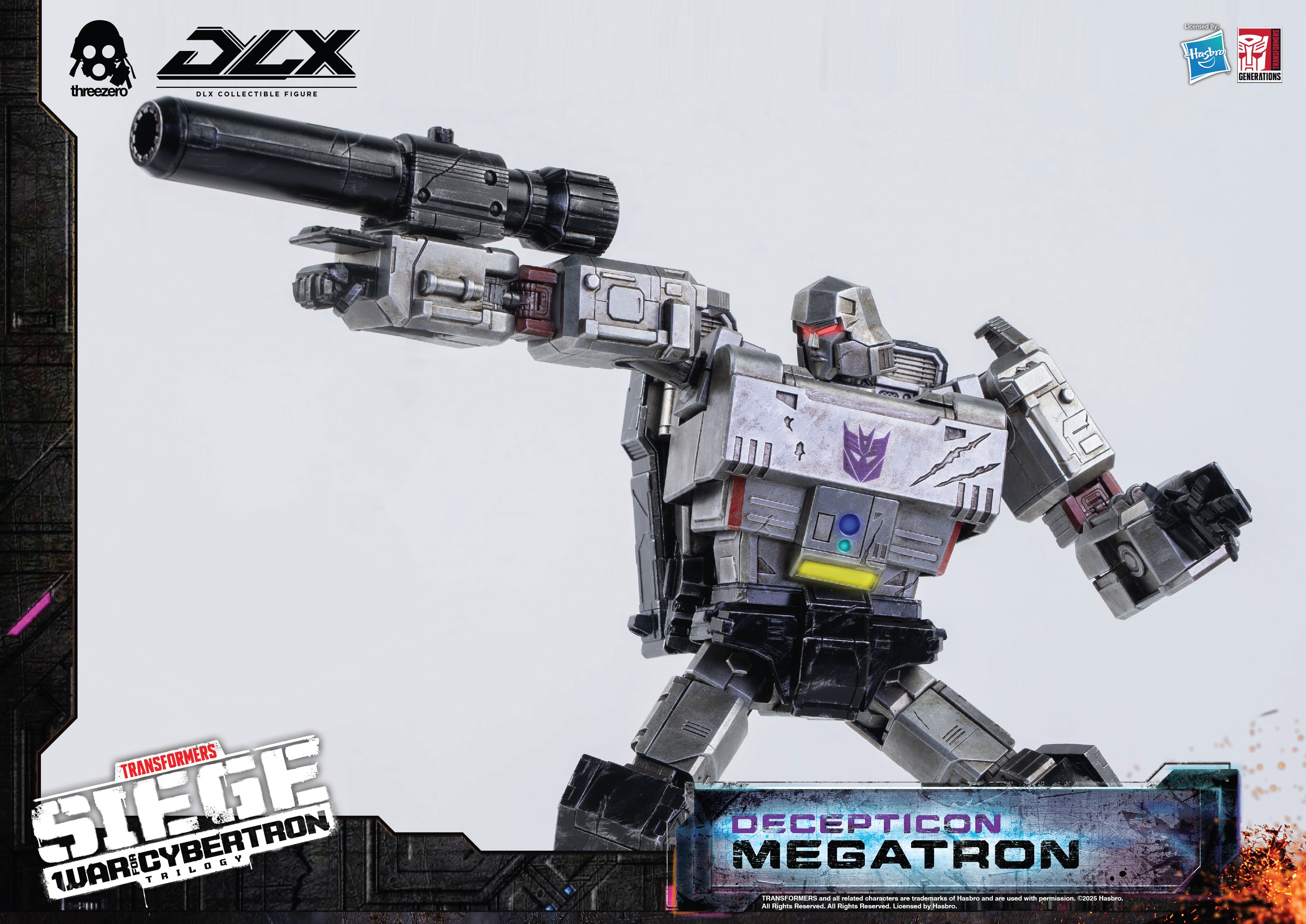 Threezero Transformers: War for Cybertron Trilogy DLX Megatron、mySite、hgirdovlk