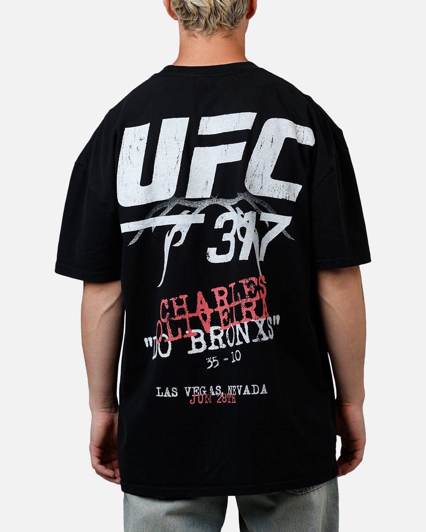 UFC By Culture Kings Charles Oliveira UFC 317 T-Shirt Black、mySite、zt4zffjzw