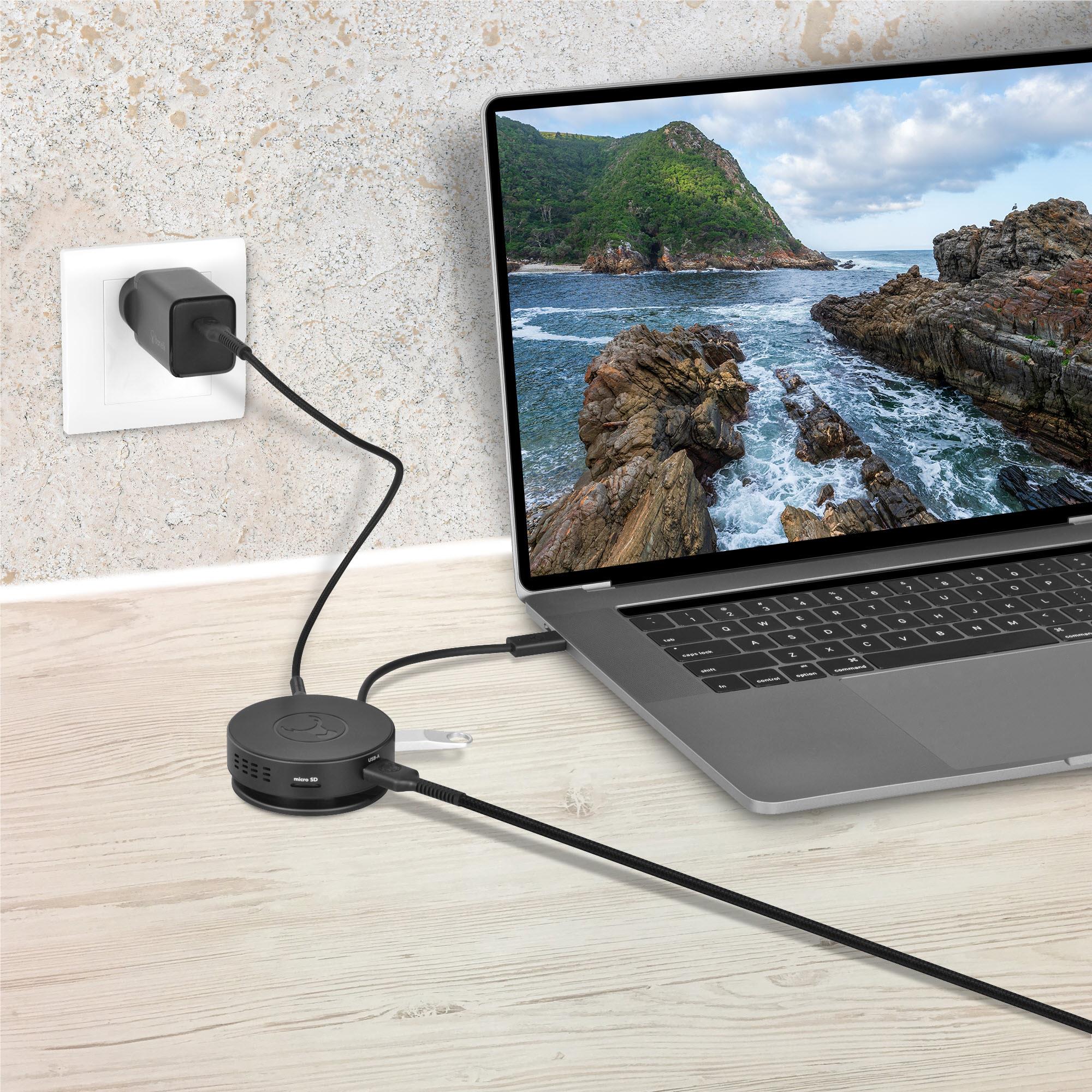 Bonelk USB-C to 6in1 Multiport Travel Hub (Black)、mySite、camillekostekn