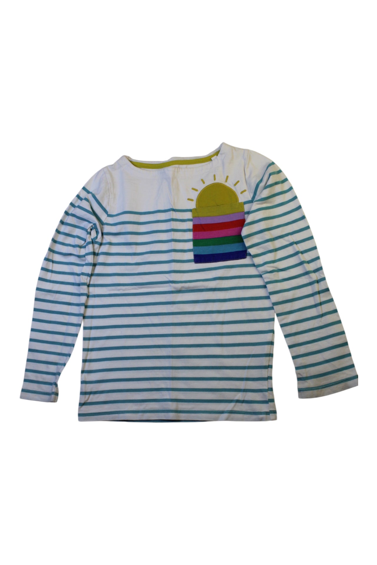 Boden Striped Sun Long Sleeve Top 7Y、mySite、g9winljtr