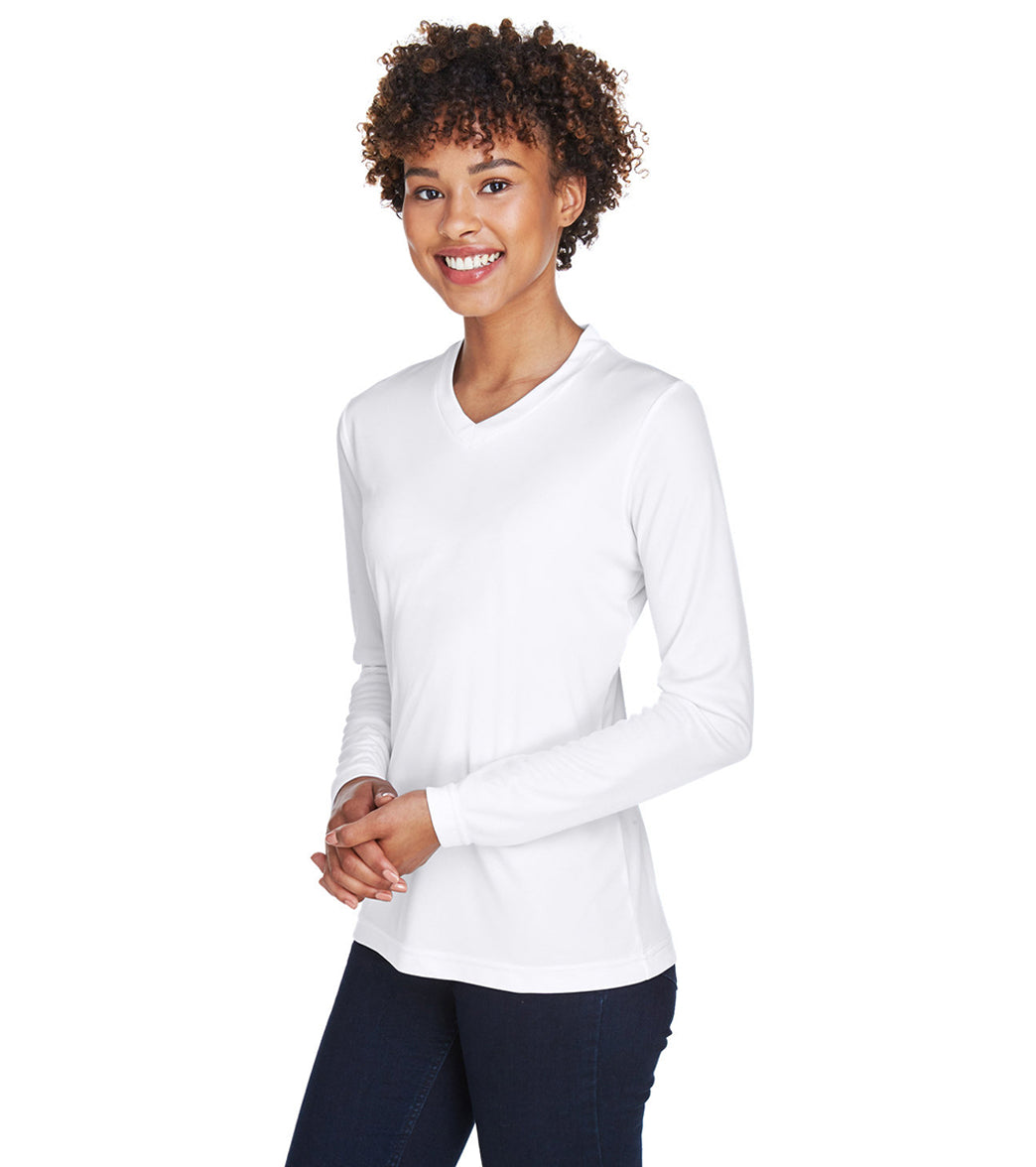 Team 365 Women's Zone Performance Long Sleeve T-Shirt、mySite、noshort