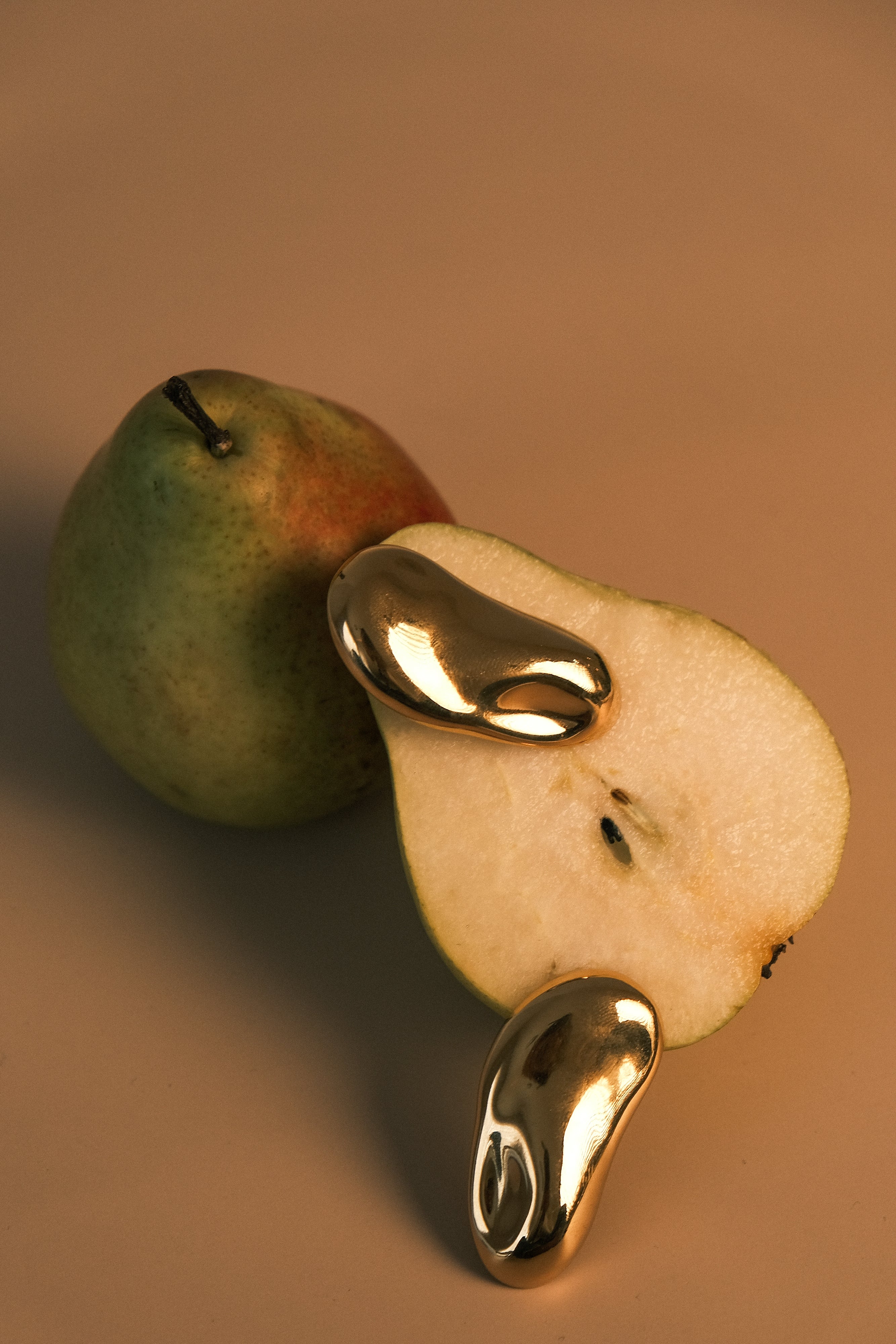 Alicia Horizontal Earrings - Gold、mySite、solidvoid