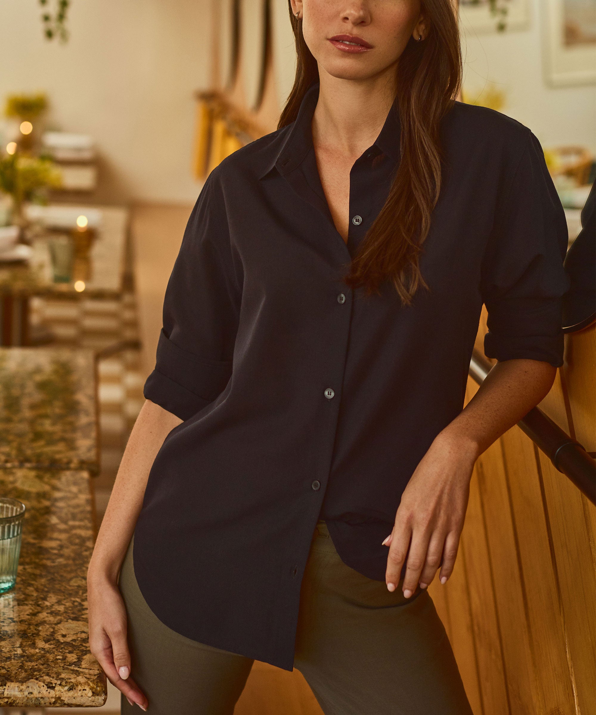 Women's Merino Travel Shirt、mySite、noshort