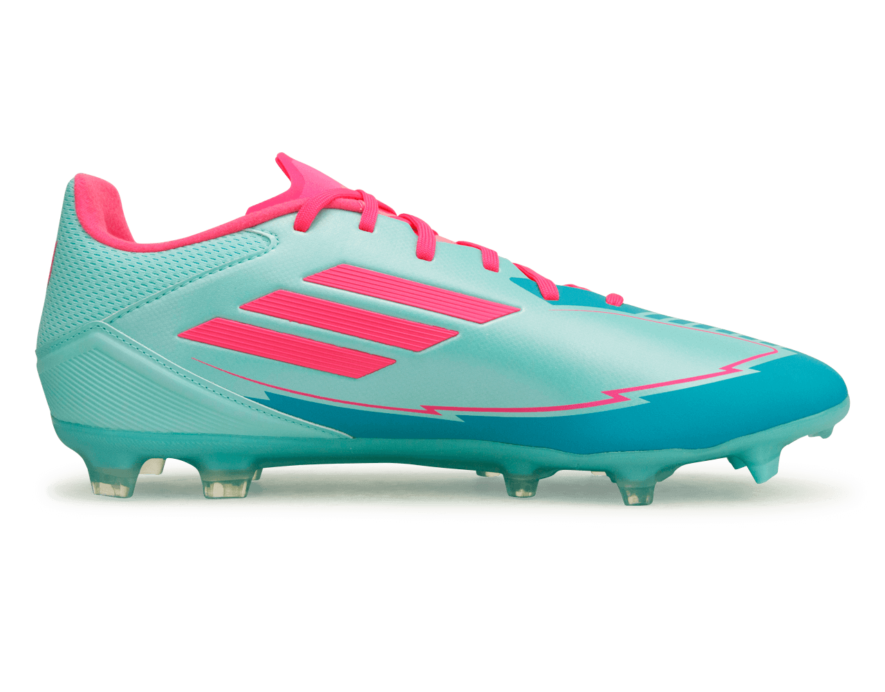 adidas Men's F50 League Messi FG/MG Flash Aqua/Pink、mySite、noshort
