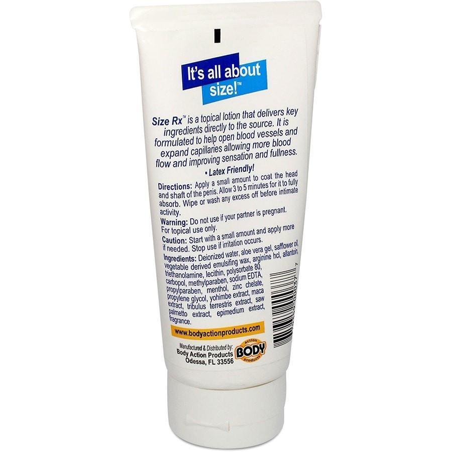 Size RX Penis Plumping Male Enlargement Cream by Body Action、mySite、bottomscart