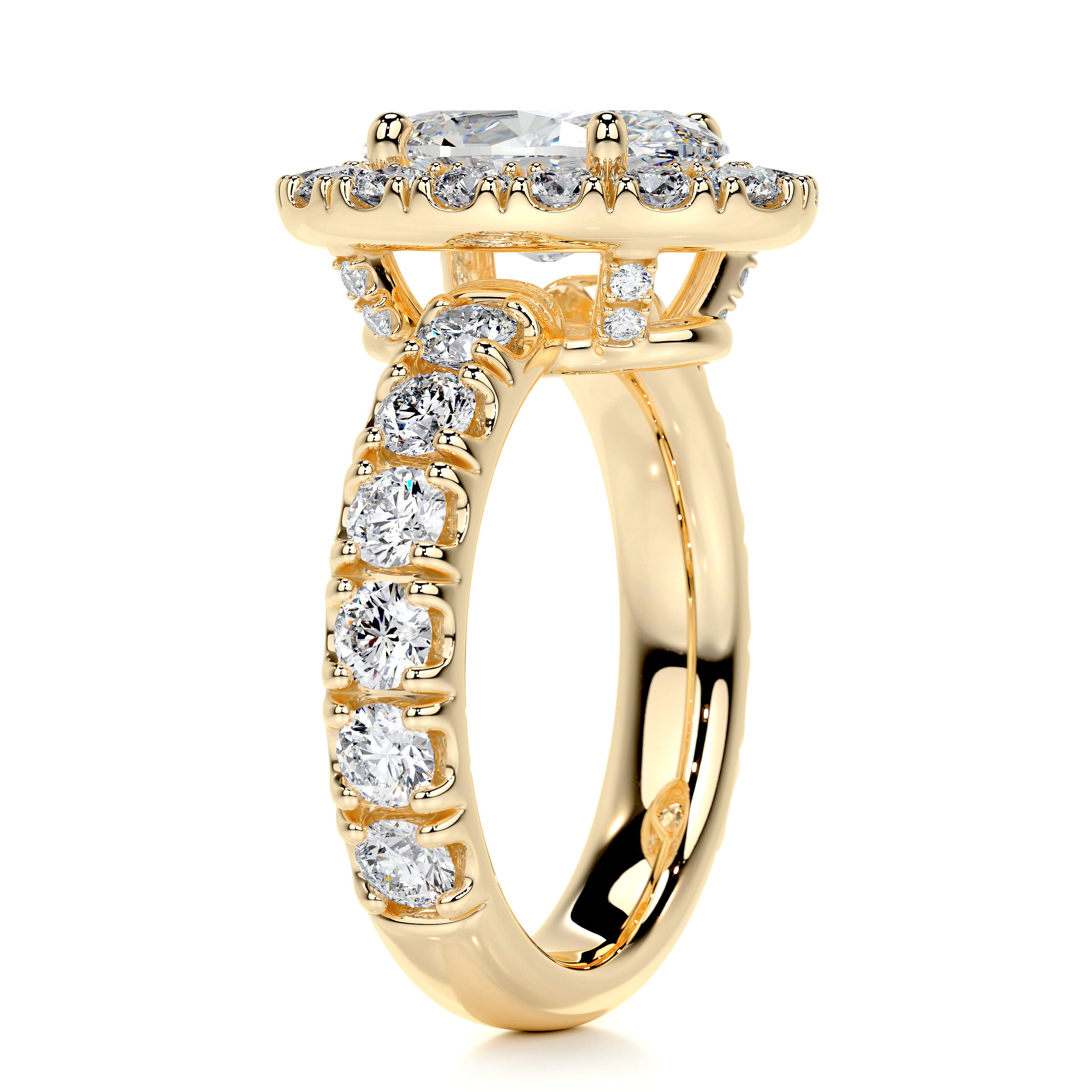 Maya Diamond Engagement Ring -18K Yellow Gold、mySite、hinf8tx79