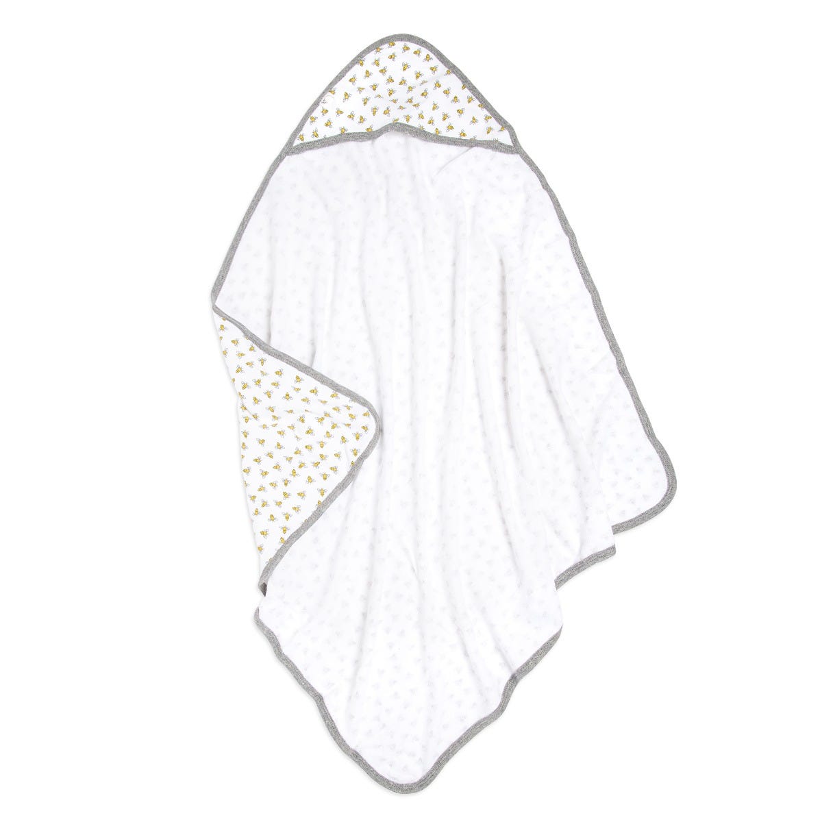 Honey Bee Organic Cotton Hooded Towel 2 Pack、mySite、g9winljtr