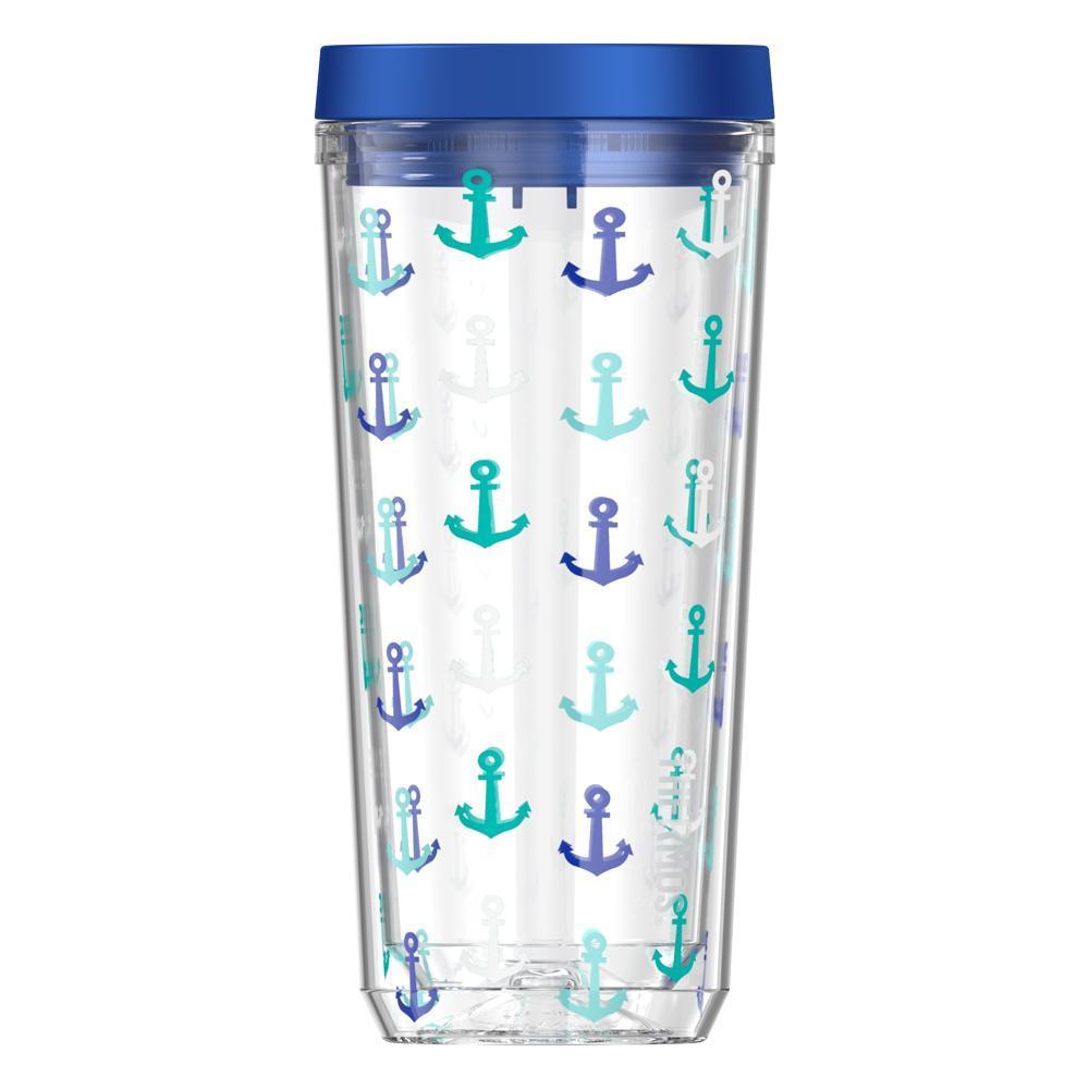 16oz DOUBLE WALL TUMBLER ANCHORS、mySite、noshort