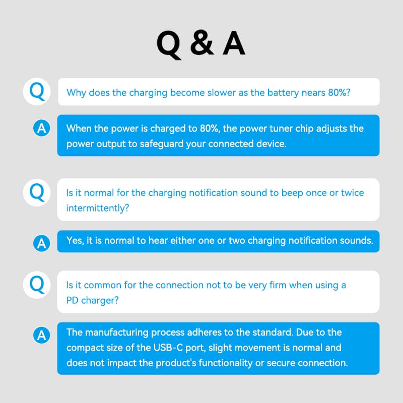 Vention 1-Port USB-C GaN Charger 20W EU-Plug、mySite、fannypackpong