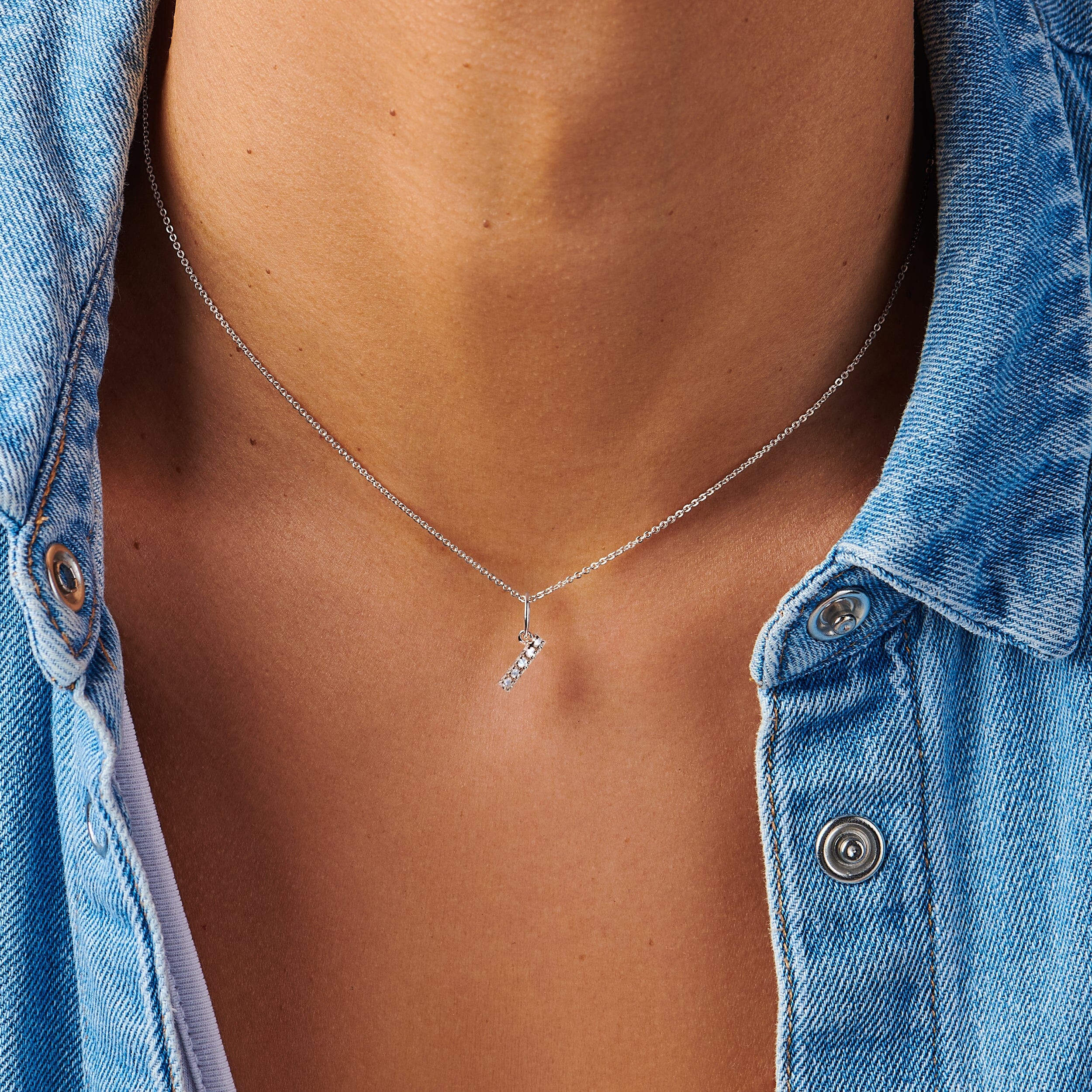 Moonstone Necklace - Alphabet、mySite、hinf8tx79