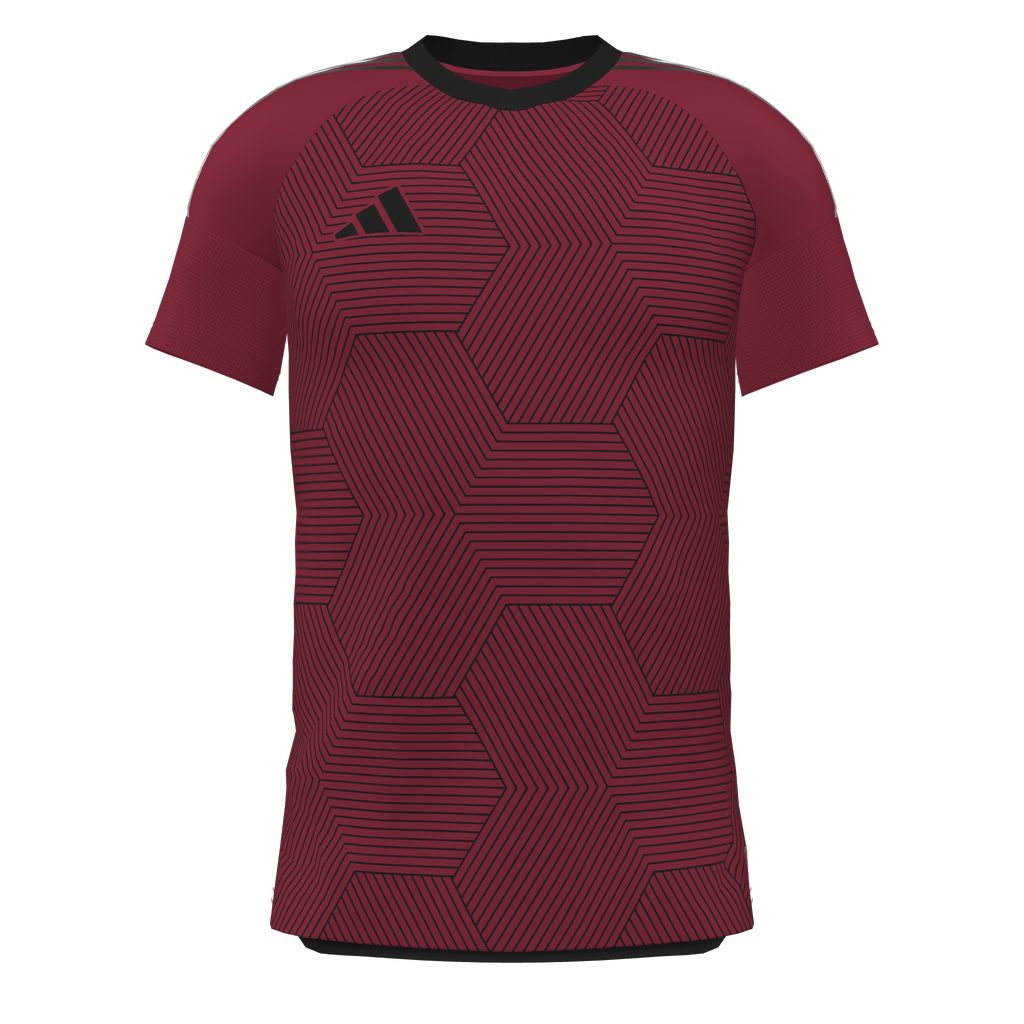 adidas ADULT Clippers FC Custom Competition 25 Jersey - Red、mySite、noshort