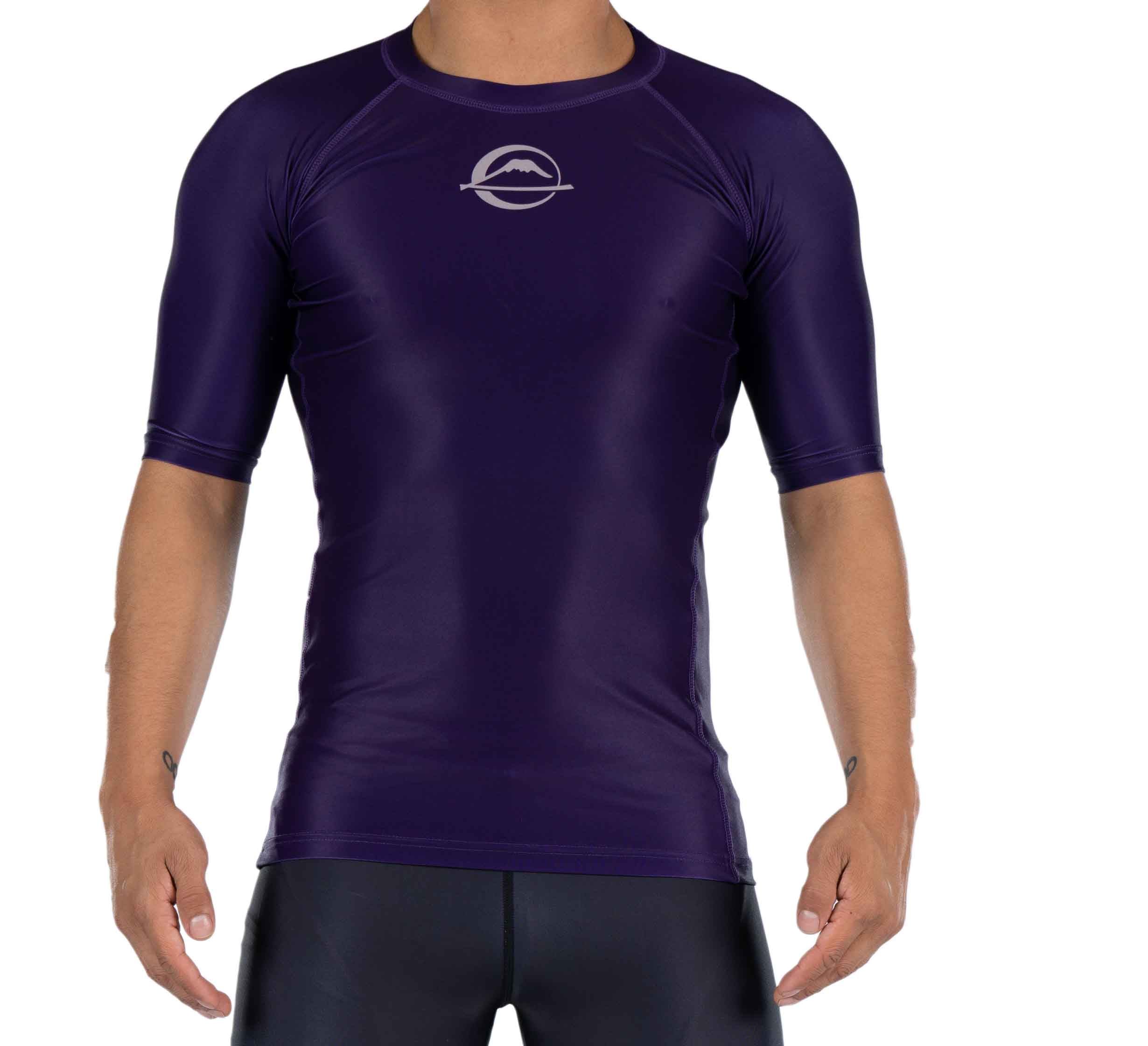 Baseline Ranked Short Sleeve Rashguard Purple、mySite、gigharbornorthrealestate