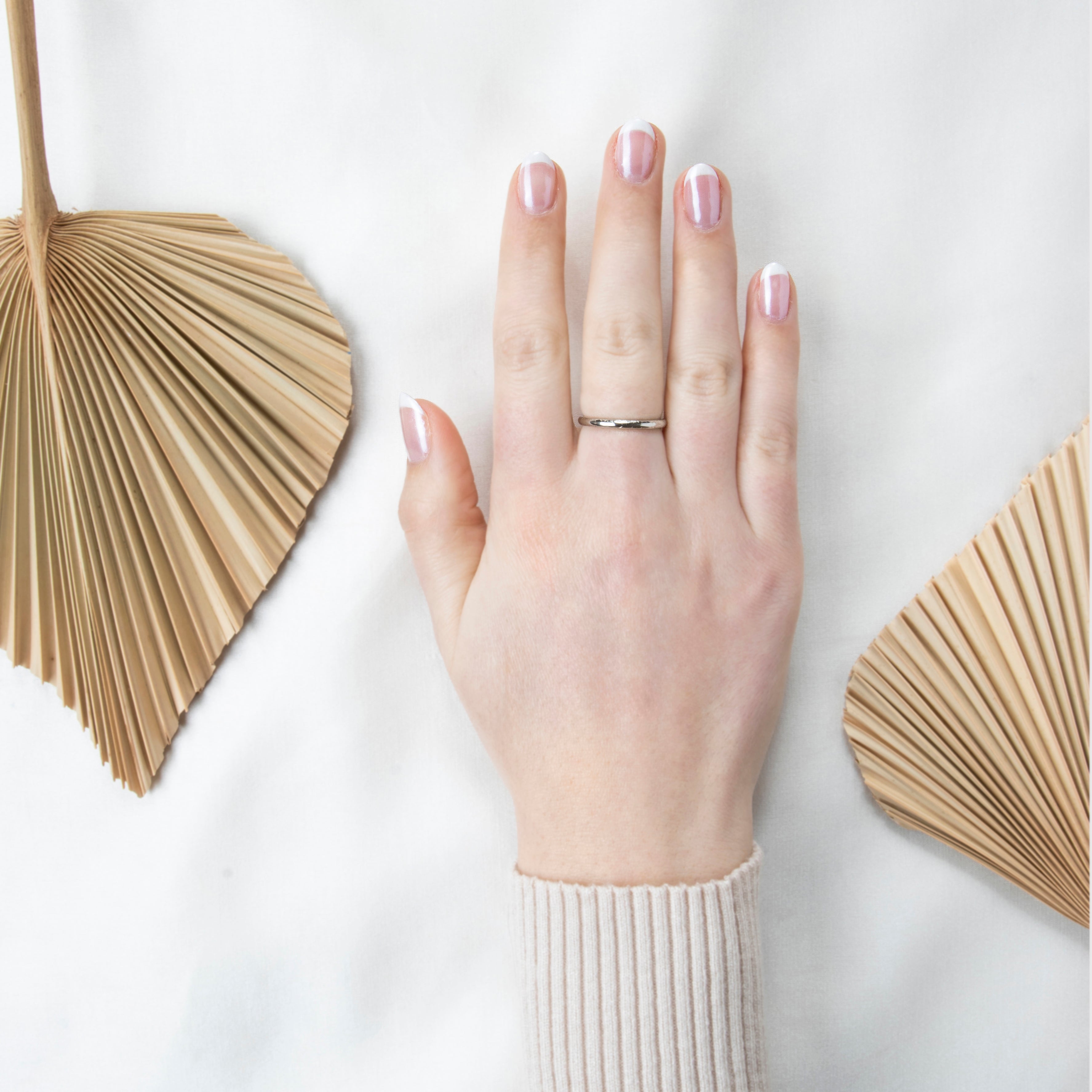 Antique Art Deco 18k White Gold Geometric Band Ring 7.50、mySite、hinf8tx79