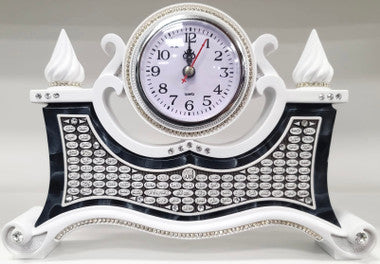 Turkish Islamic Home Table Decor Clock with 99 Names of Allah (Black and White)、mySite、topwebapps