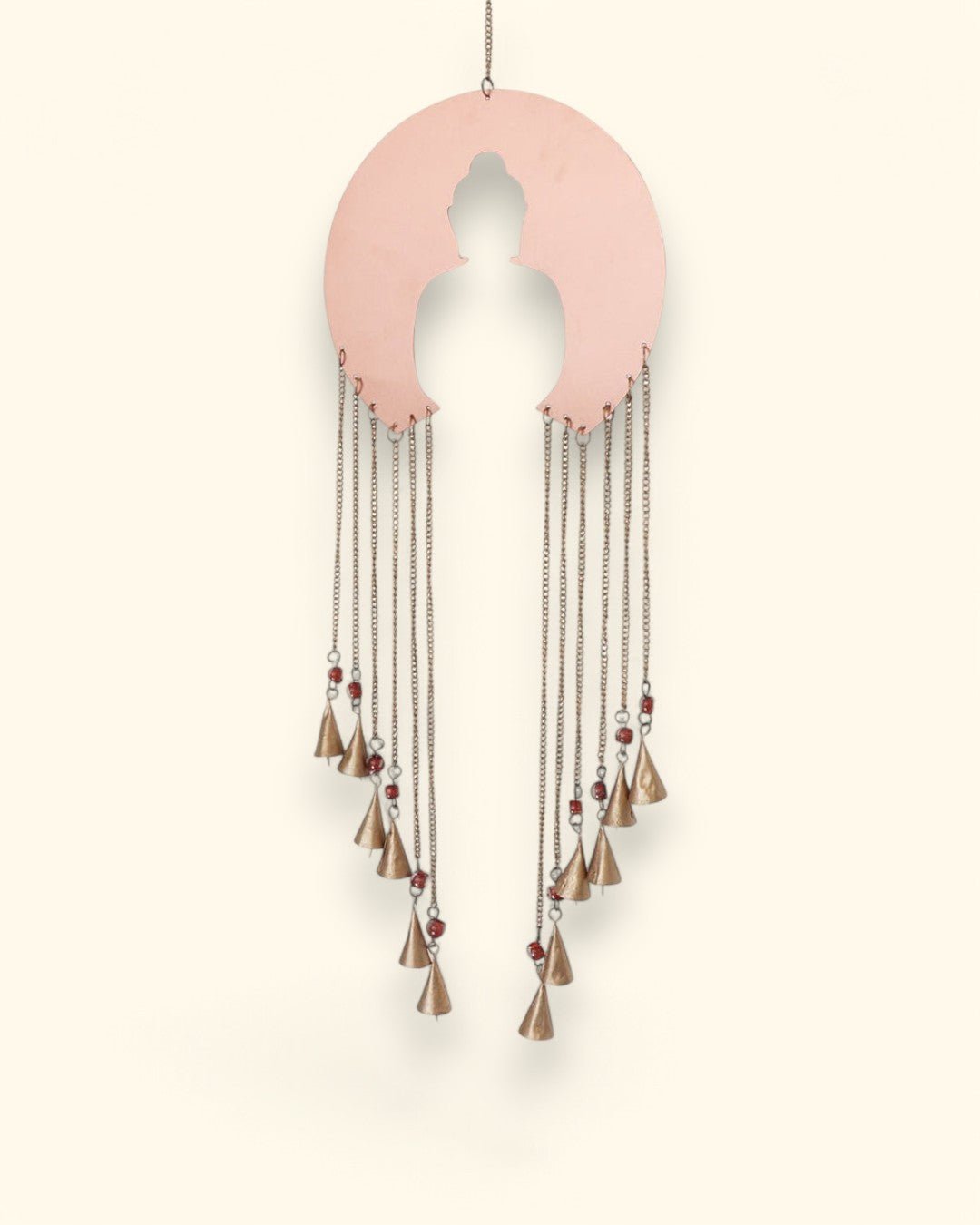 Cascading Bells Buddha Silhouette Fairtrade Wall Hanging、mySite、topwebapps