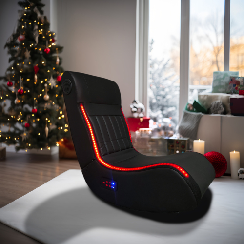 FOLDABLE GAMING CHAIR WITH ONBOARD SPEAKERS、、casual