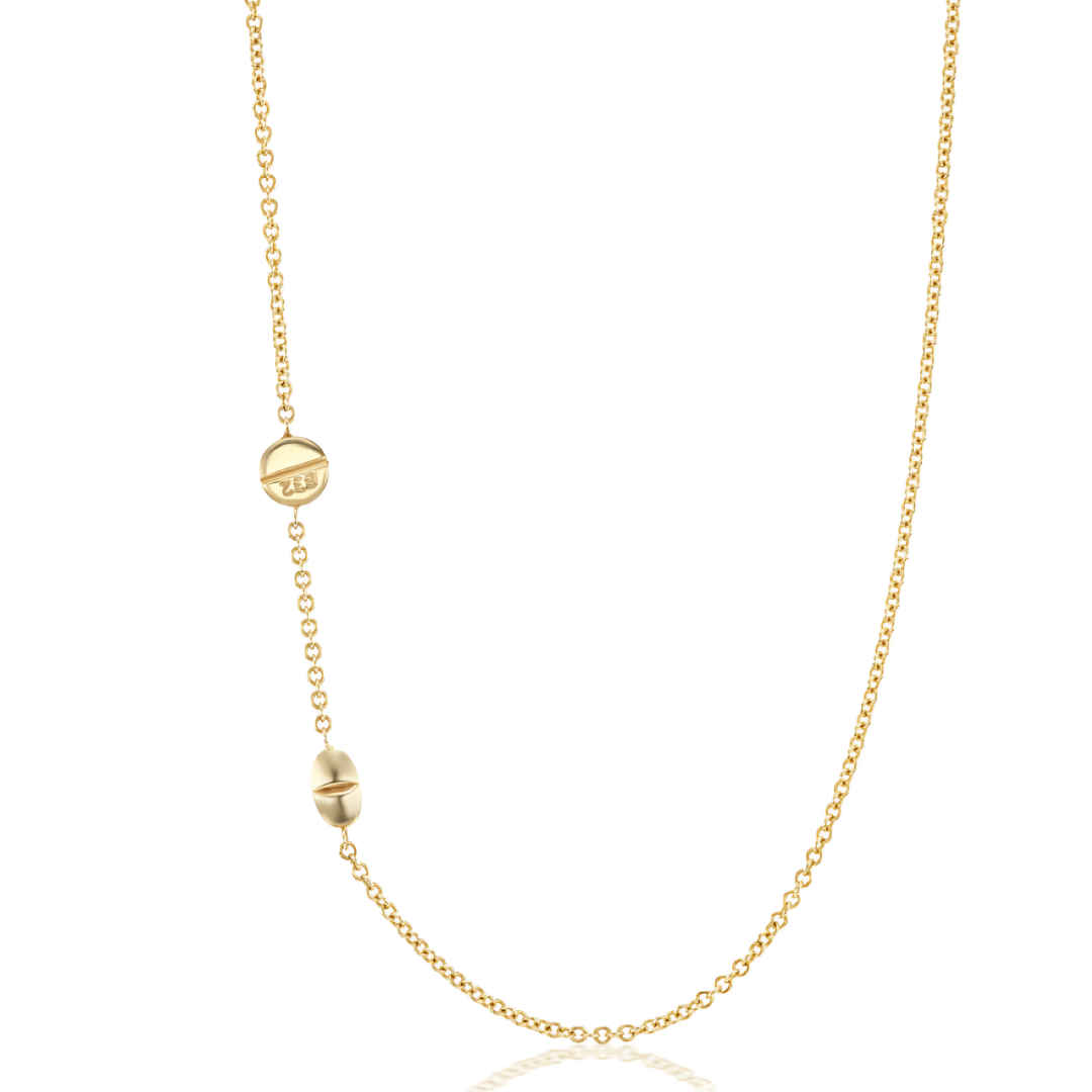 The Benzo Necklace by Mad Fine - 14k Solid Gold or Sterling Silver、mySite、topwebapps