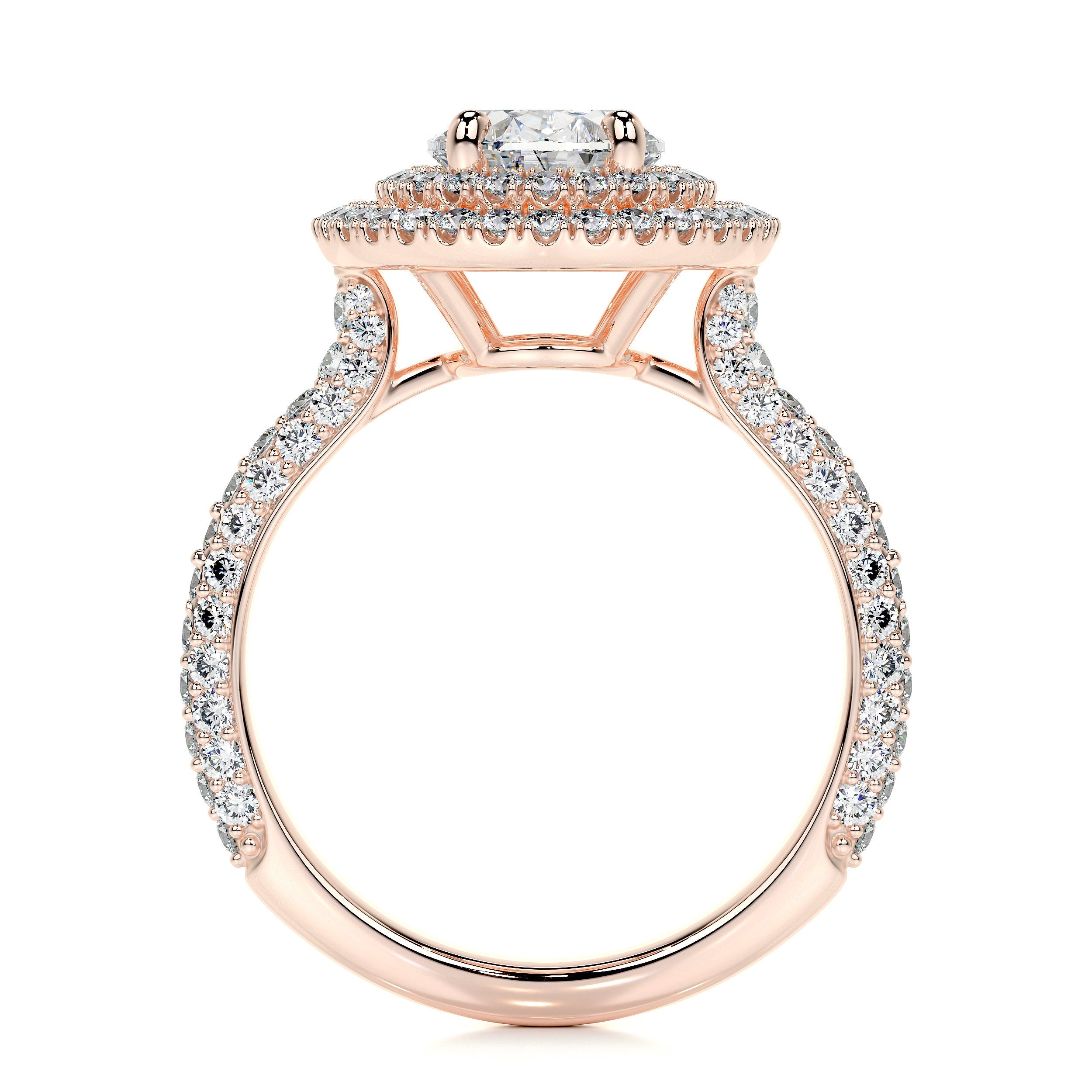 Nora Lab Grown Diamond Ring -14K Rose Gold、mySite、hinf8tx79