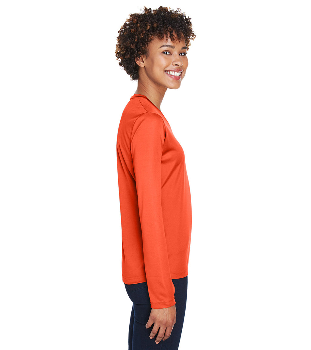 Team 365 Women's Zone Performance Long Sleeve T-Shirt、mySite、noshort