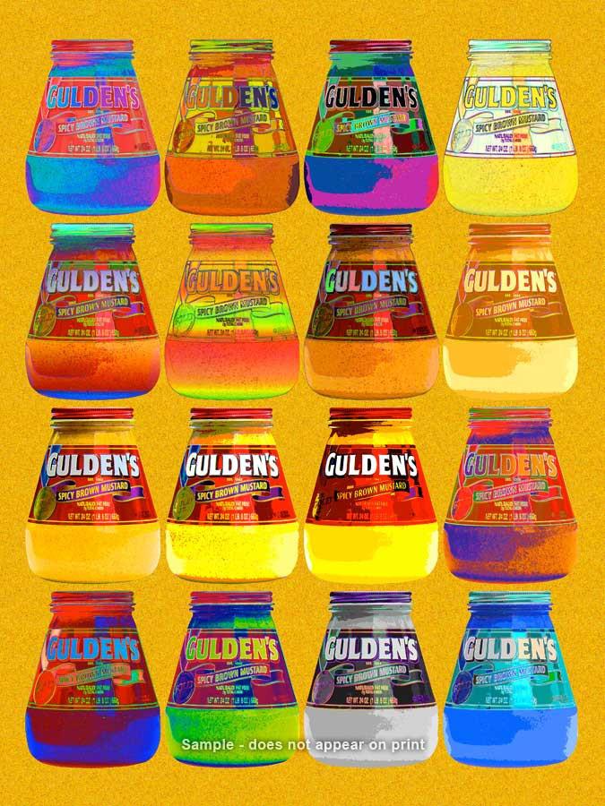 Gulden's Mustard Pop Art Print、mySite、topwebapps