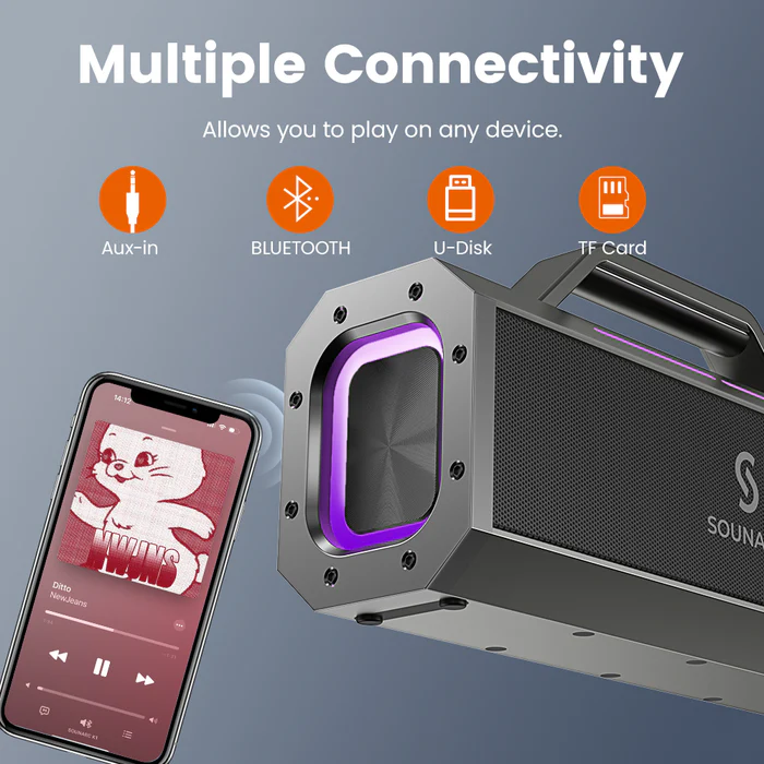 Sounarc K1 150W Portable Wireless Bluetooth Karaoke Speaker、mySite、fannypackpong