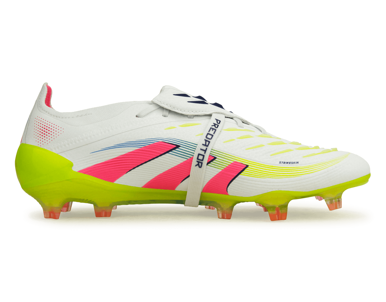 adidas Men's Predator Elite Foldover Tongue FG White/Pink/Lemon、mySite、bottomscart