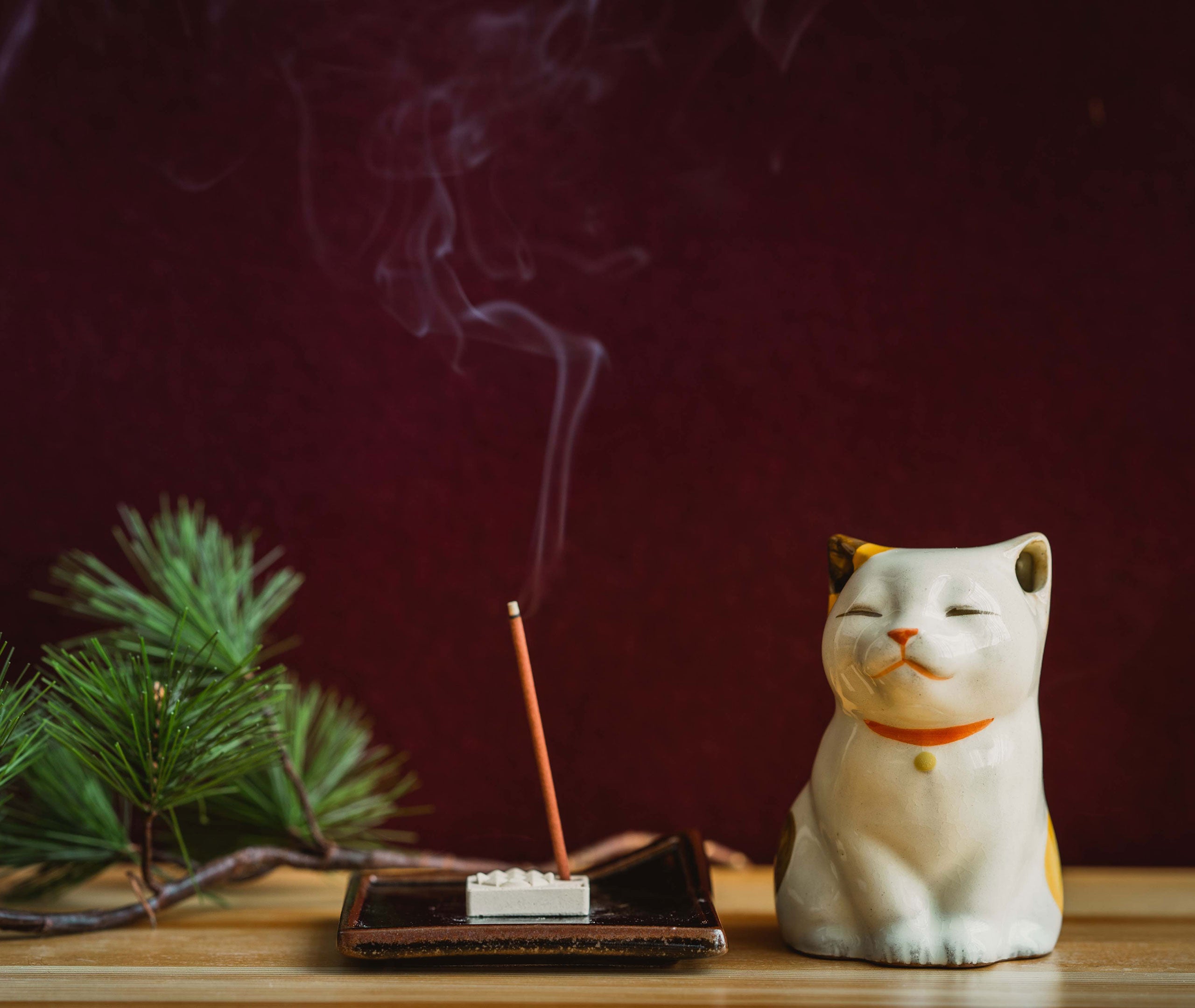 Koneko Small Cat Incense Holder、mySite、topwebapps