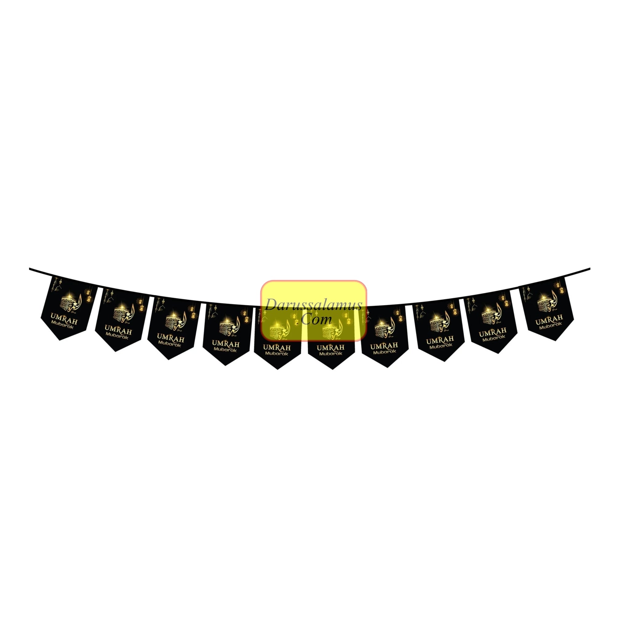 Umrah Mubarak,Hajj Mubarak,Baloon ,Banner Bunting Decorative wall Hanging、mySite、topwebapps