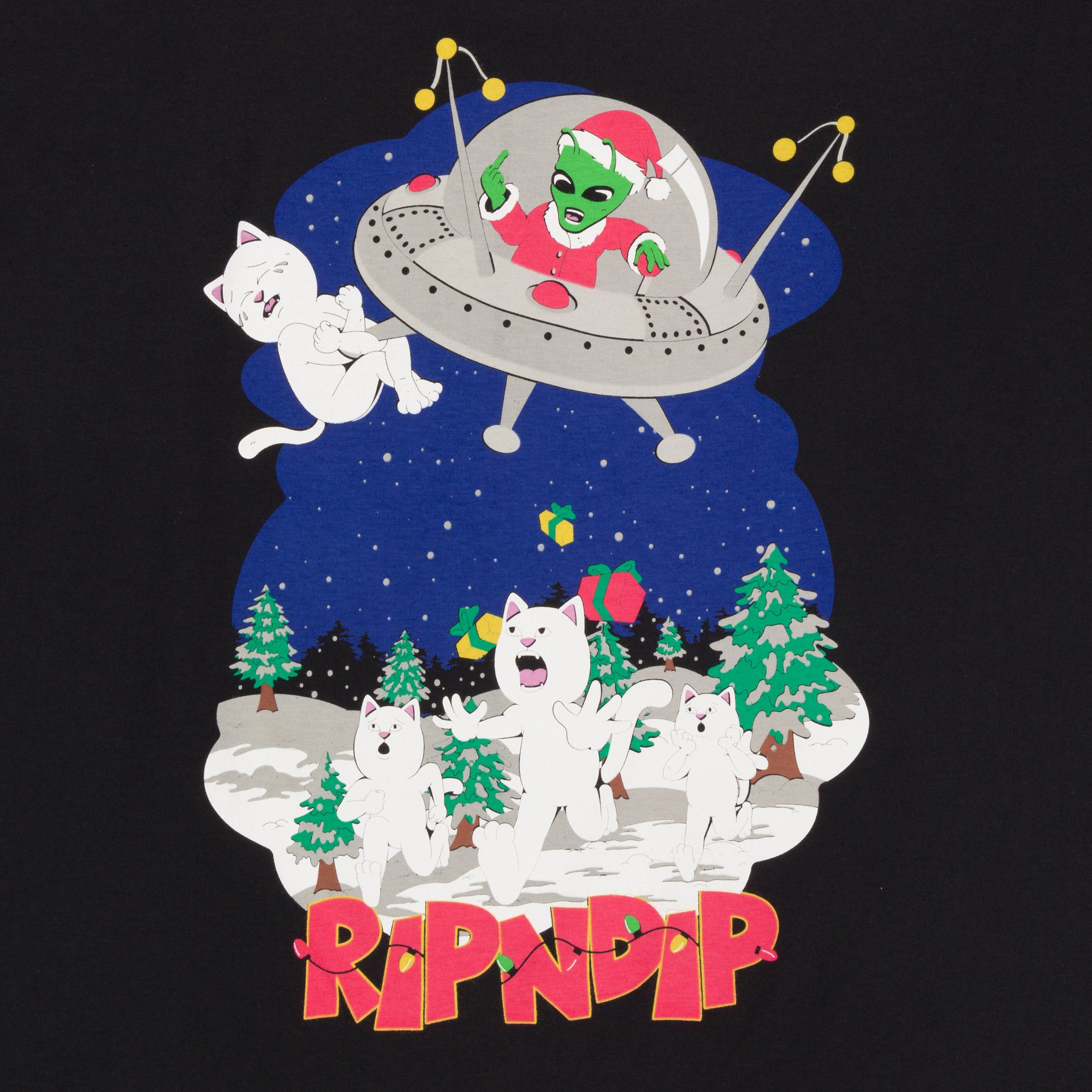  Space Santa Tee (Black)、mySite、merchandisen