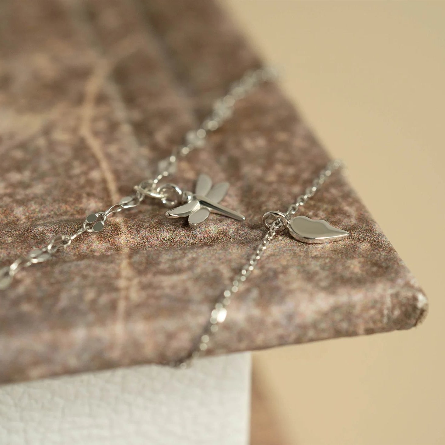 Permanent Jewelry Left Side .925 Sterling Silver Broken Heart Charm / PMJ3006、mySite、dreamappss