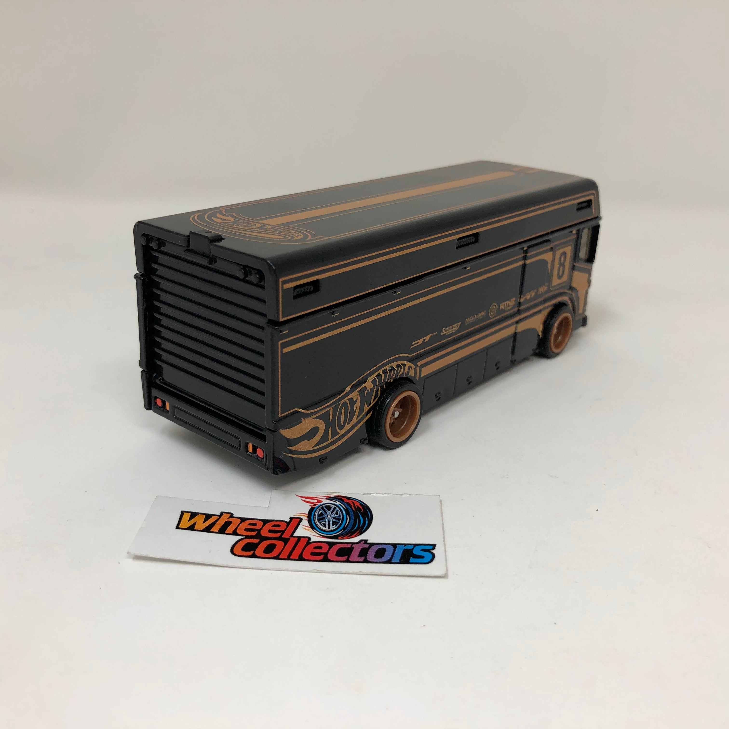 Euro Car Hauler * Black/Gold * Hot Wheels Loose 1:64 Scale Diecast Model、mySite、hgirdovlk