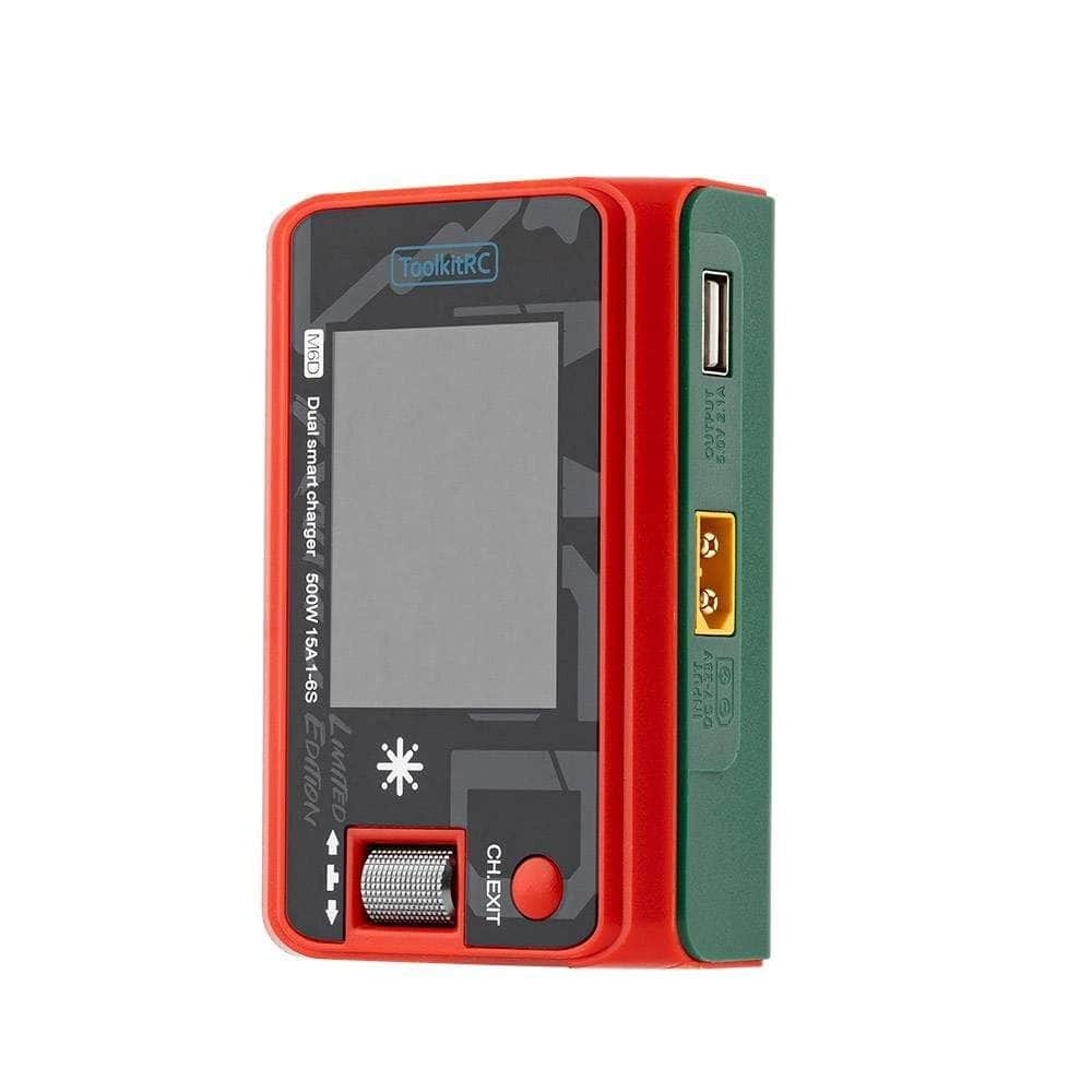  ToolkitRC M6D 500W 15A 1-6S DC Dual Smart Charger (Christmas Edition)、mySite、merchandisen