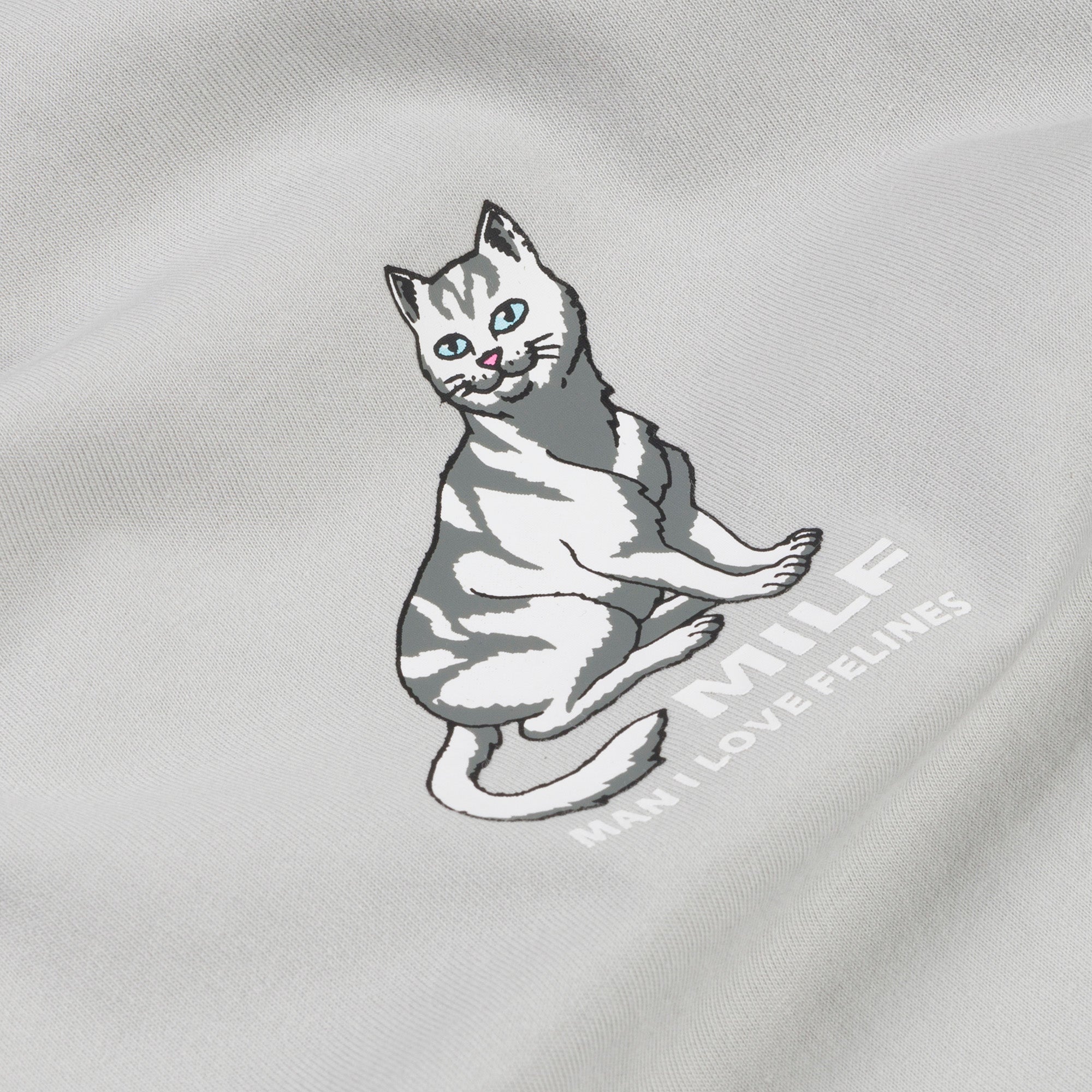 Man I Love Felines Tee (Grey)、mySite、merchandisen
