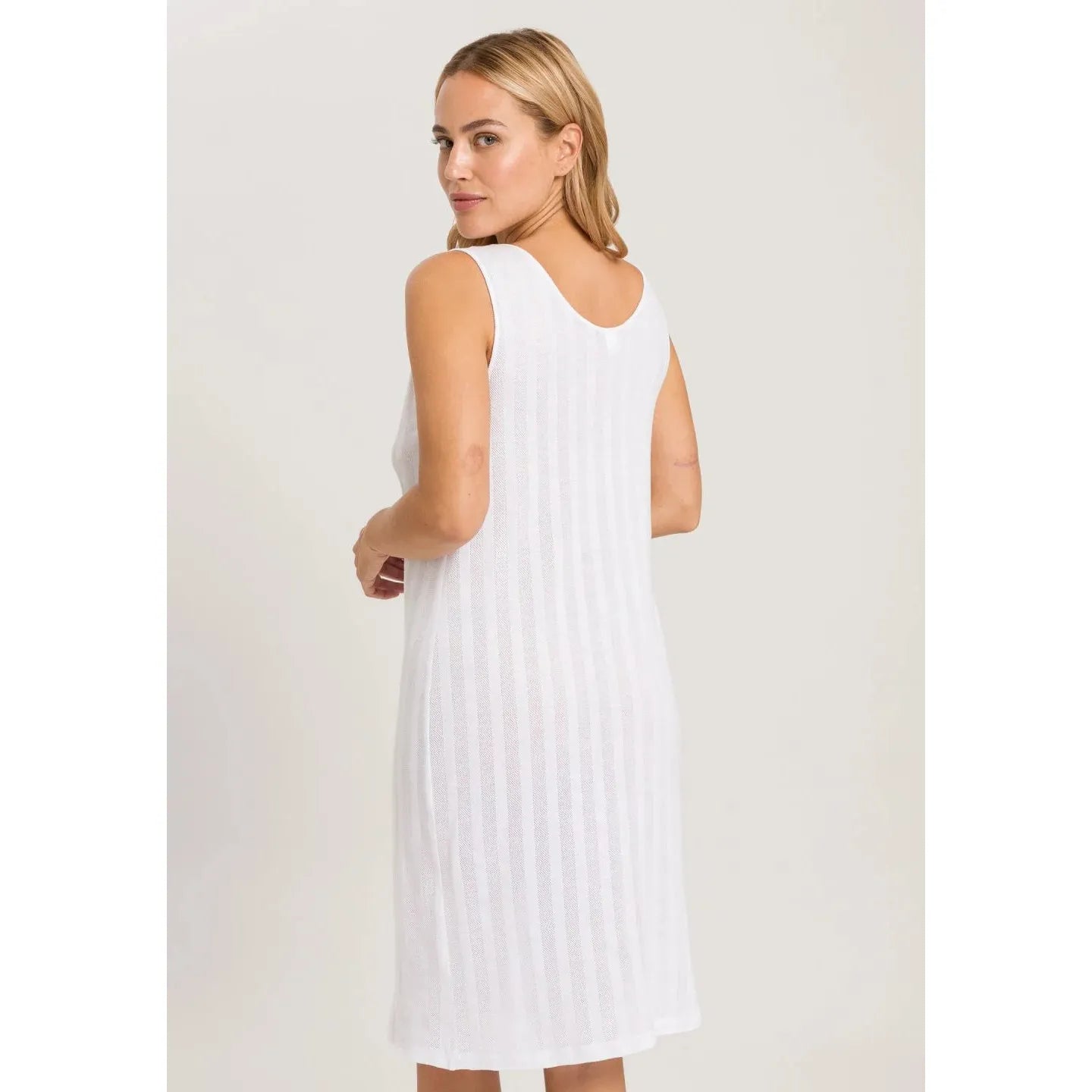  Hanro Simone Tank Gown - White、mySite、justintrudeaud