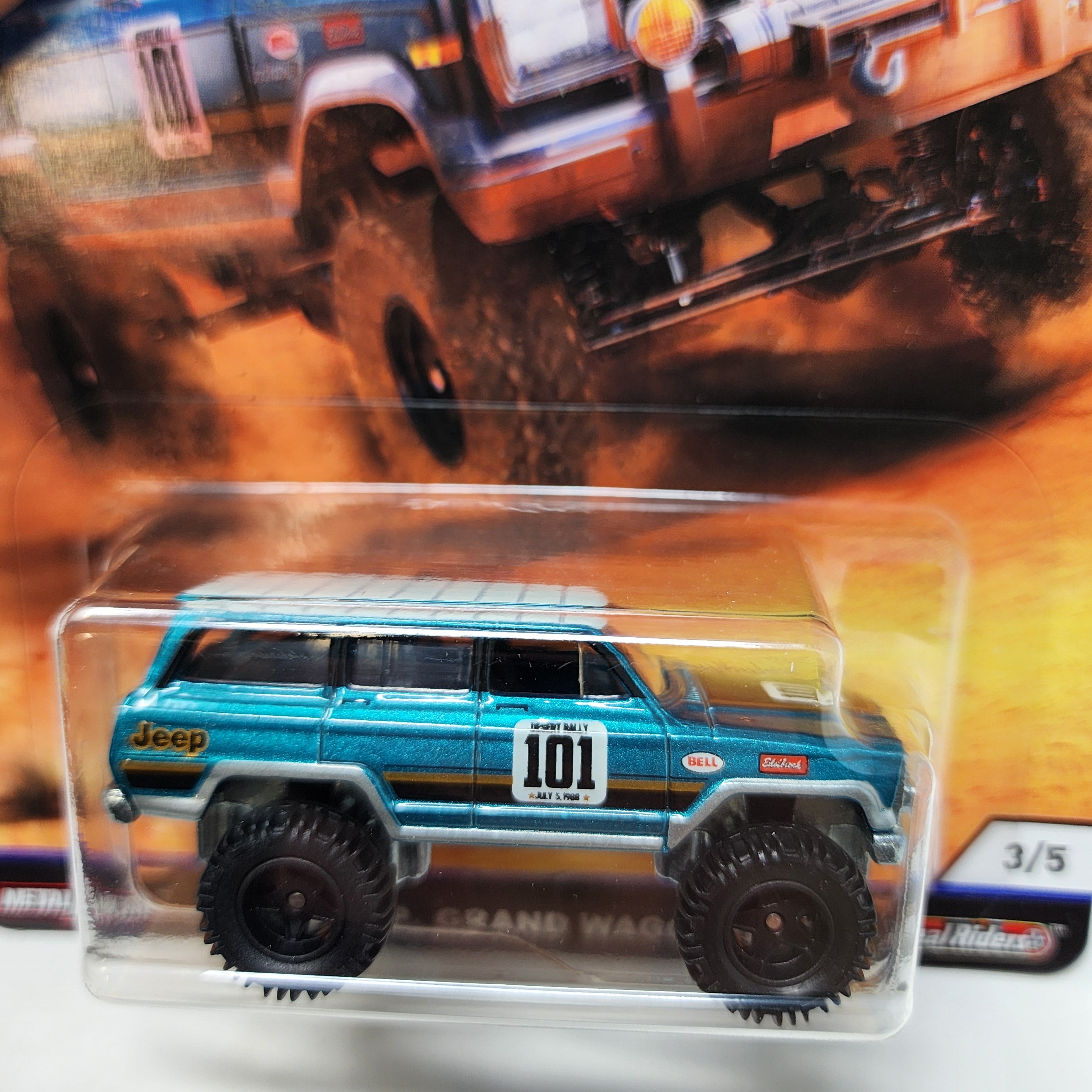 '88 Jeep Grand Wagoneer #3/5 * Hot Wheels Car Culture Desert Rally、mySite、hgirdovlk