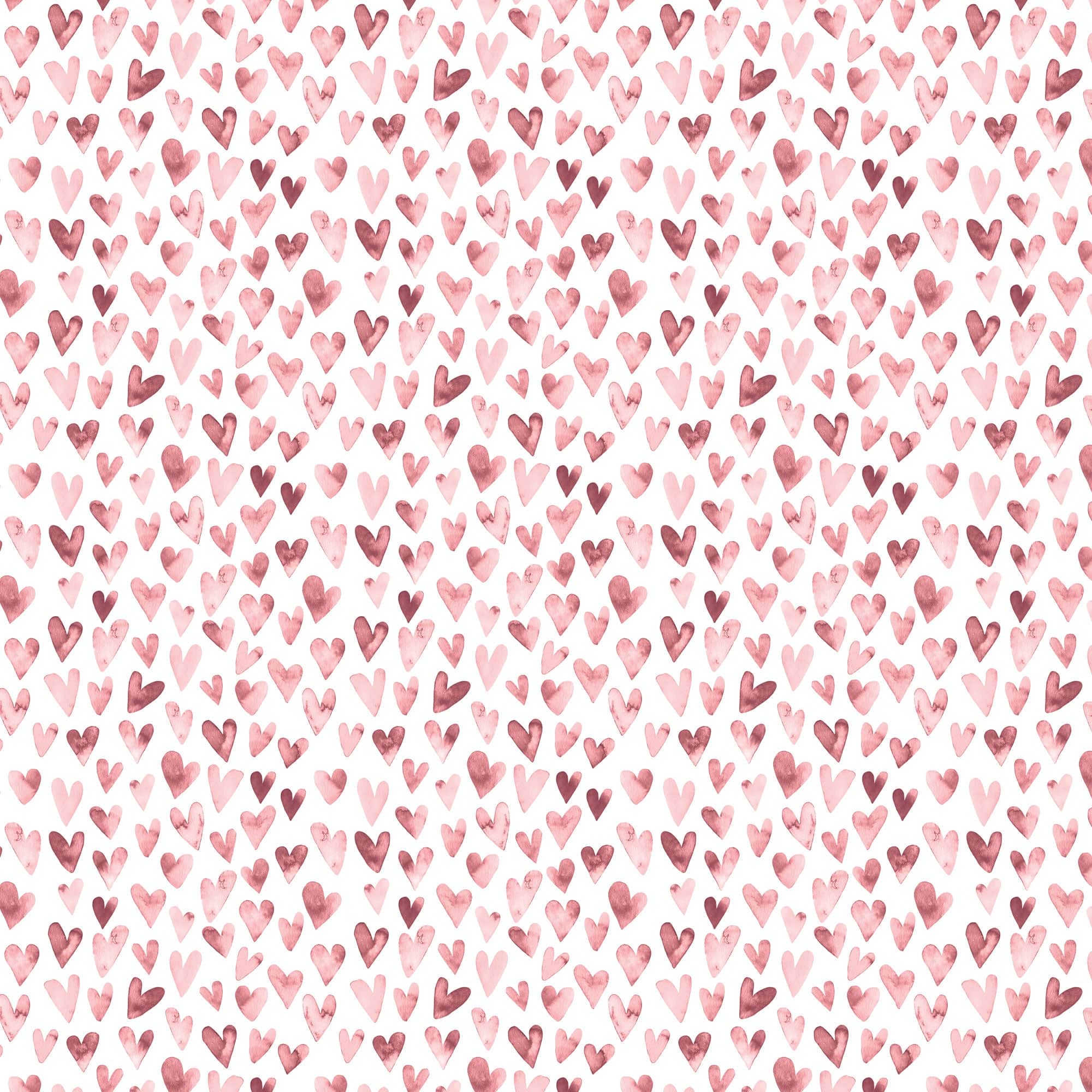  Pink Watercolor Hearts 12 x 12 Paper、mySite、ghnorth