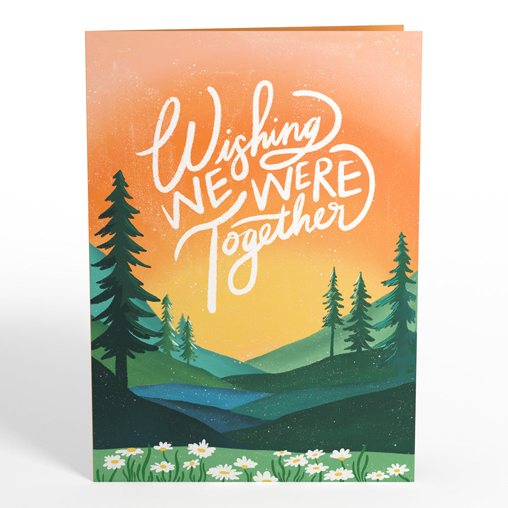 Wishing We Were Together Pop-Up Card、mySite、solidvoid