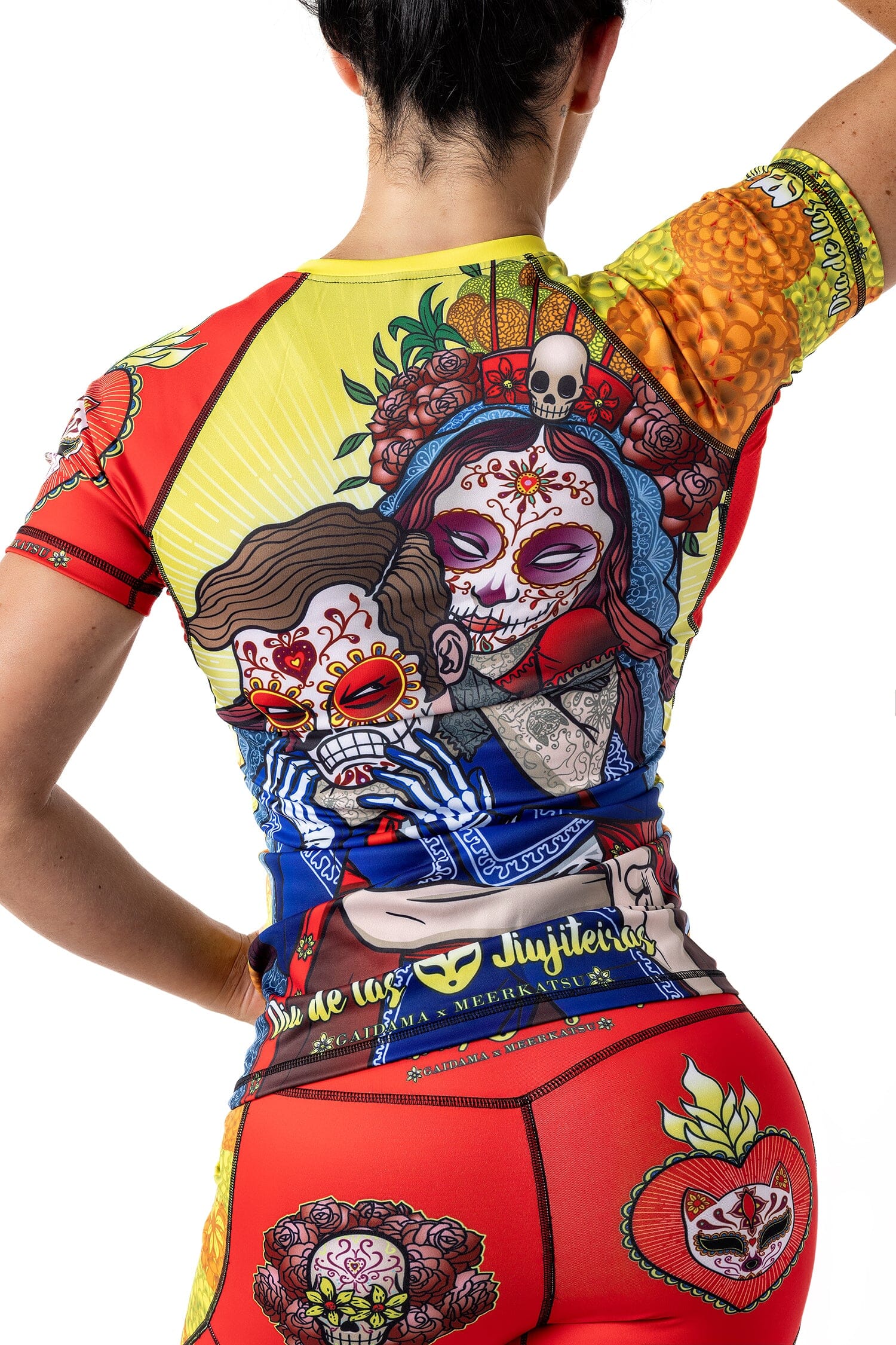 Women's Dia de las Jiujiteiras Jiu Jitsu Rashguard - Short Sleeve、mySite、gigharbornorthrealestate