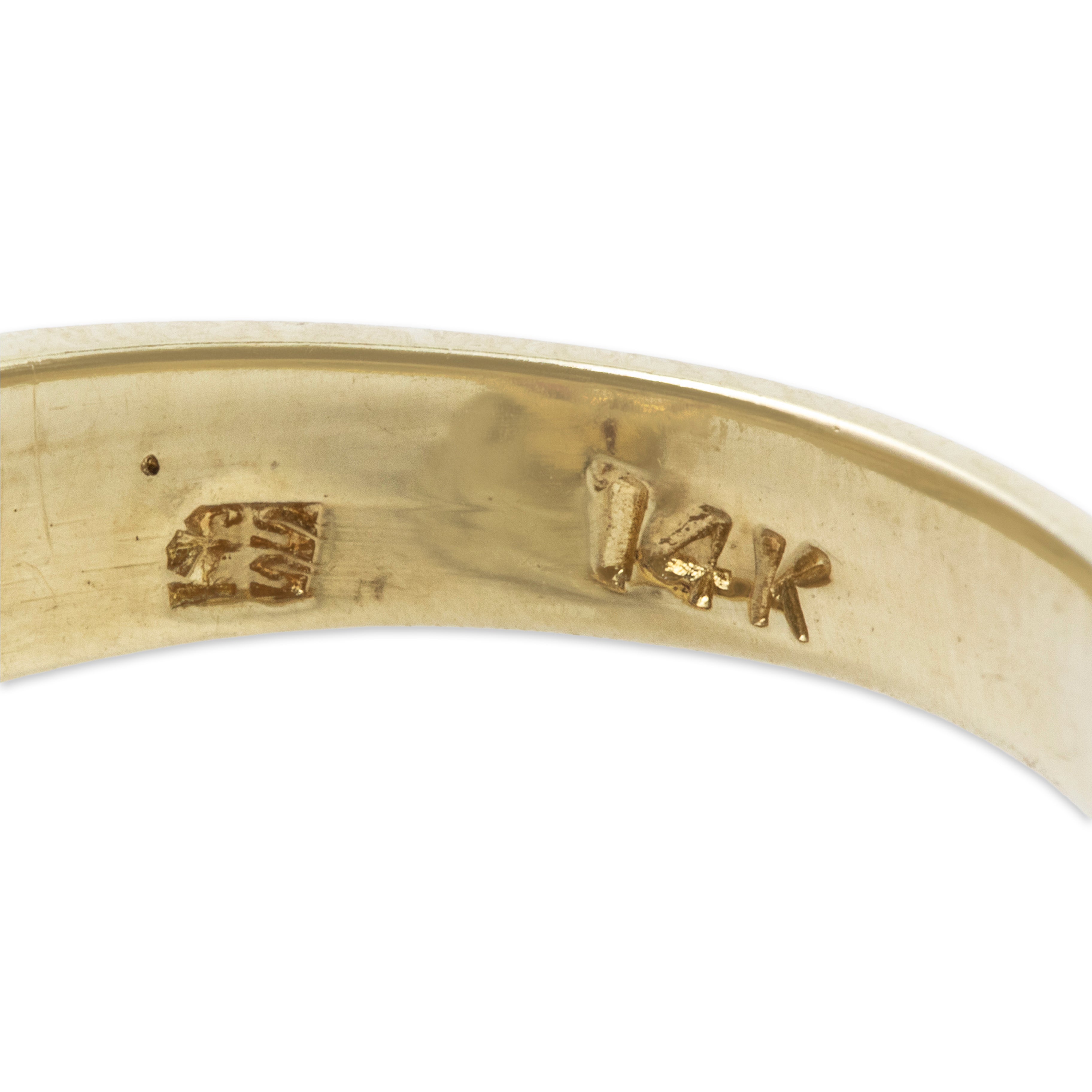 Vintage 14k Yellow Gold 1.3cttw Ruby Diamond Cocktail Ring 6.25、mySite、hinf8tx79