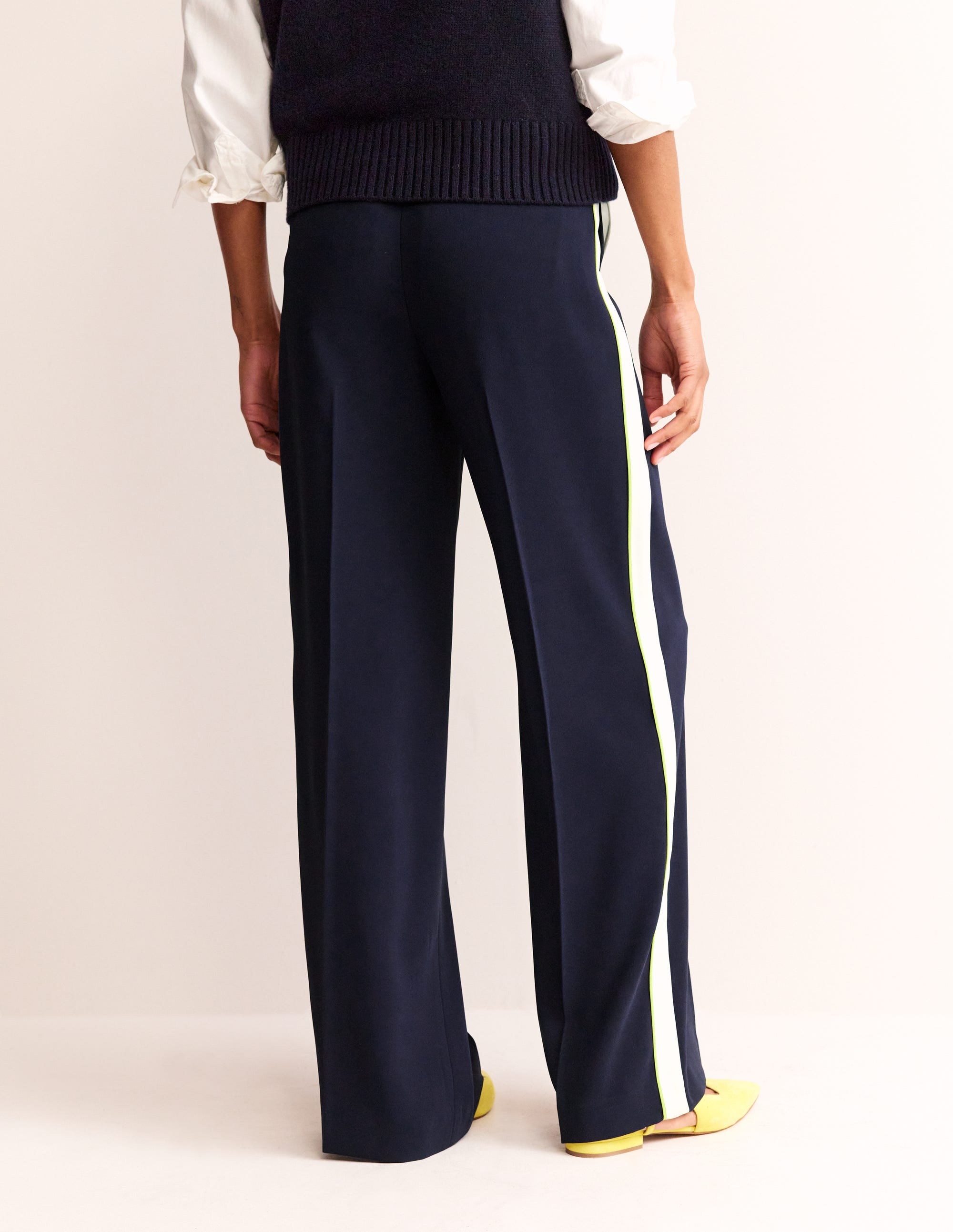  Westbourne Jersey Pants-Navy Side Stripe、mySite、ashleygrahame