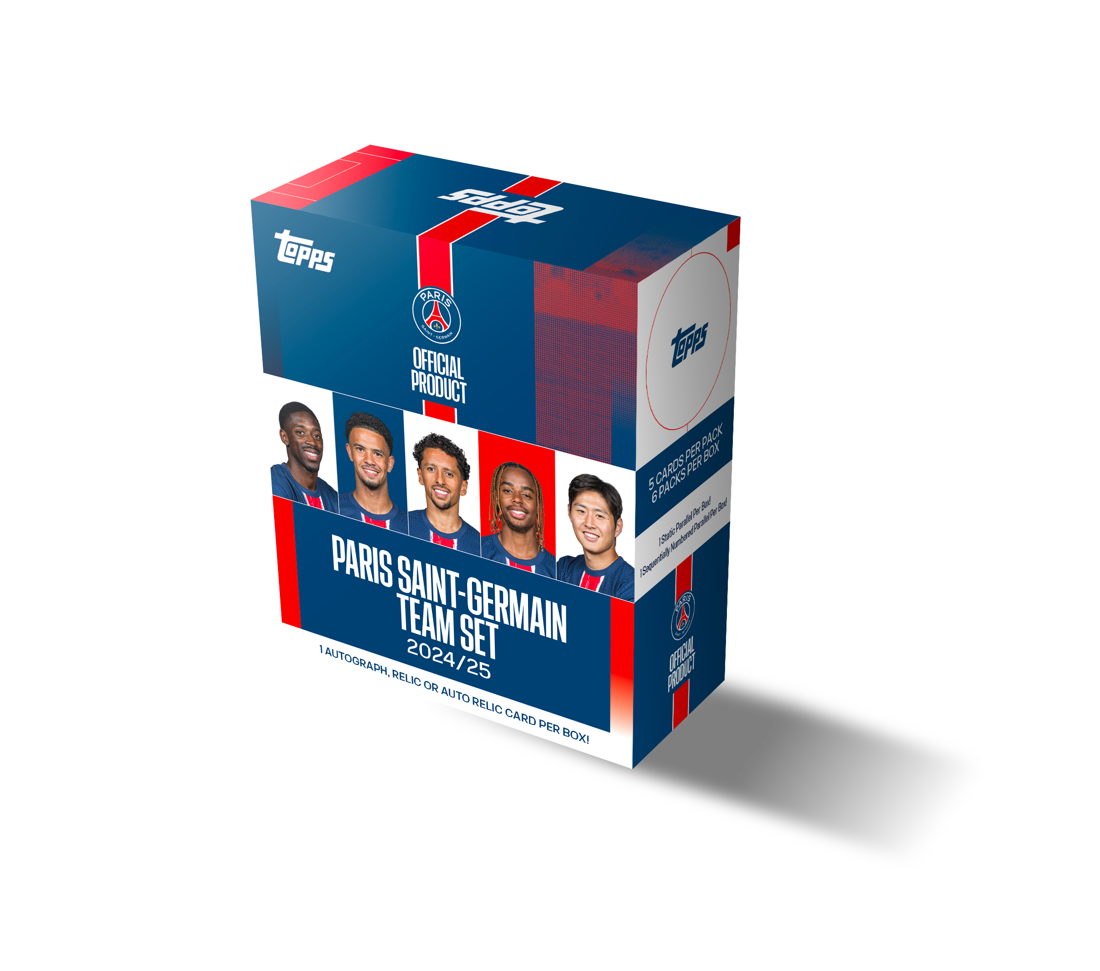Topps Paris Saint-Germain Team Set 2024/25、mySite、waistdrama