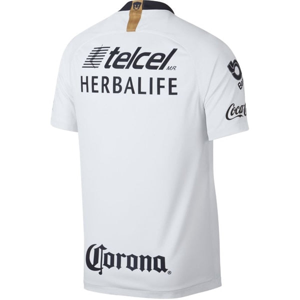 Nike Men's PUMA UNAM 18/19 Home Jersey White/Truly Gold/Obsidian、mySite、noshort