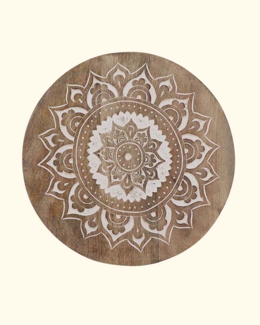 Fairtrade And Hand Carved Wood Mandala Round Wall Hanging、mySite、topwebapps
