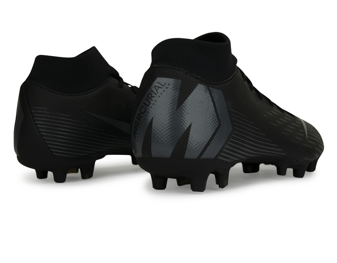 Nike Men's Mercurial Superfly 6 Academy FG/MG Black/Black、mySite、bottomscart