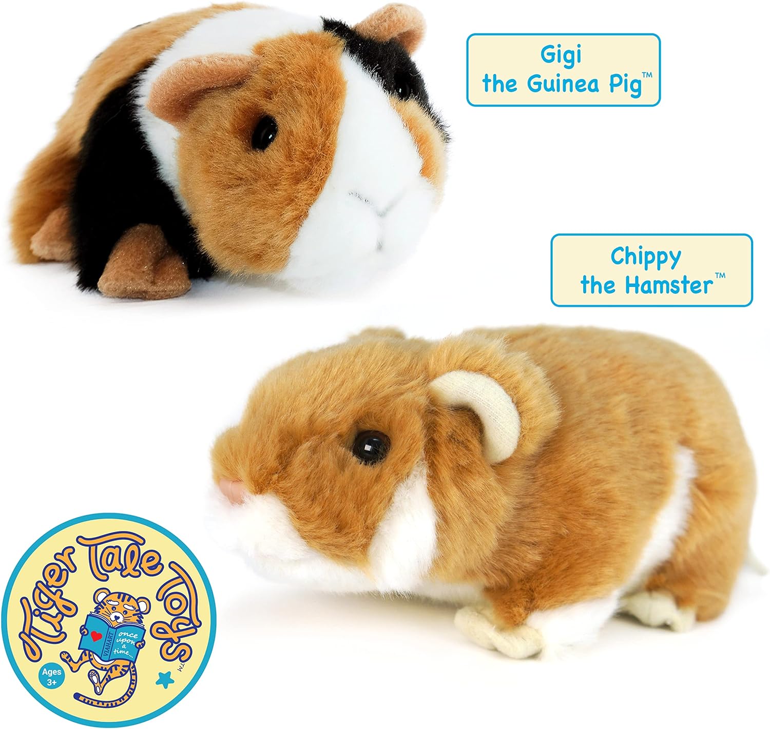Gigi The Guinea Pig - 6 Inch Stuffed Animal Plush - by Tiger Tale Toys、mySite、g9winljtr