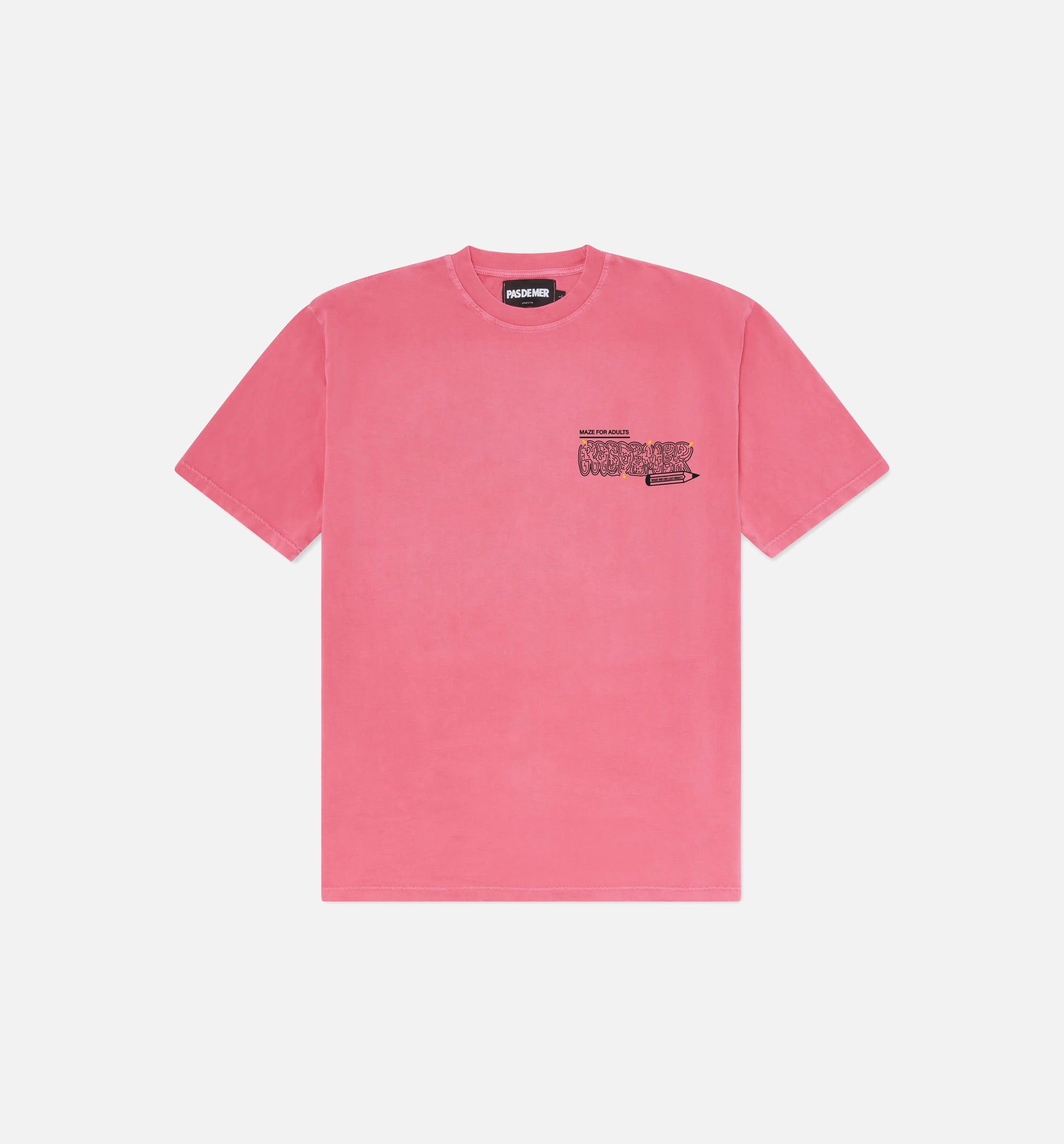 Hard Times Maze Mens Short Sleeve Shirt - Pink、mySite、dreamappss