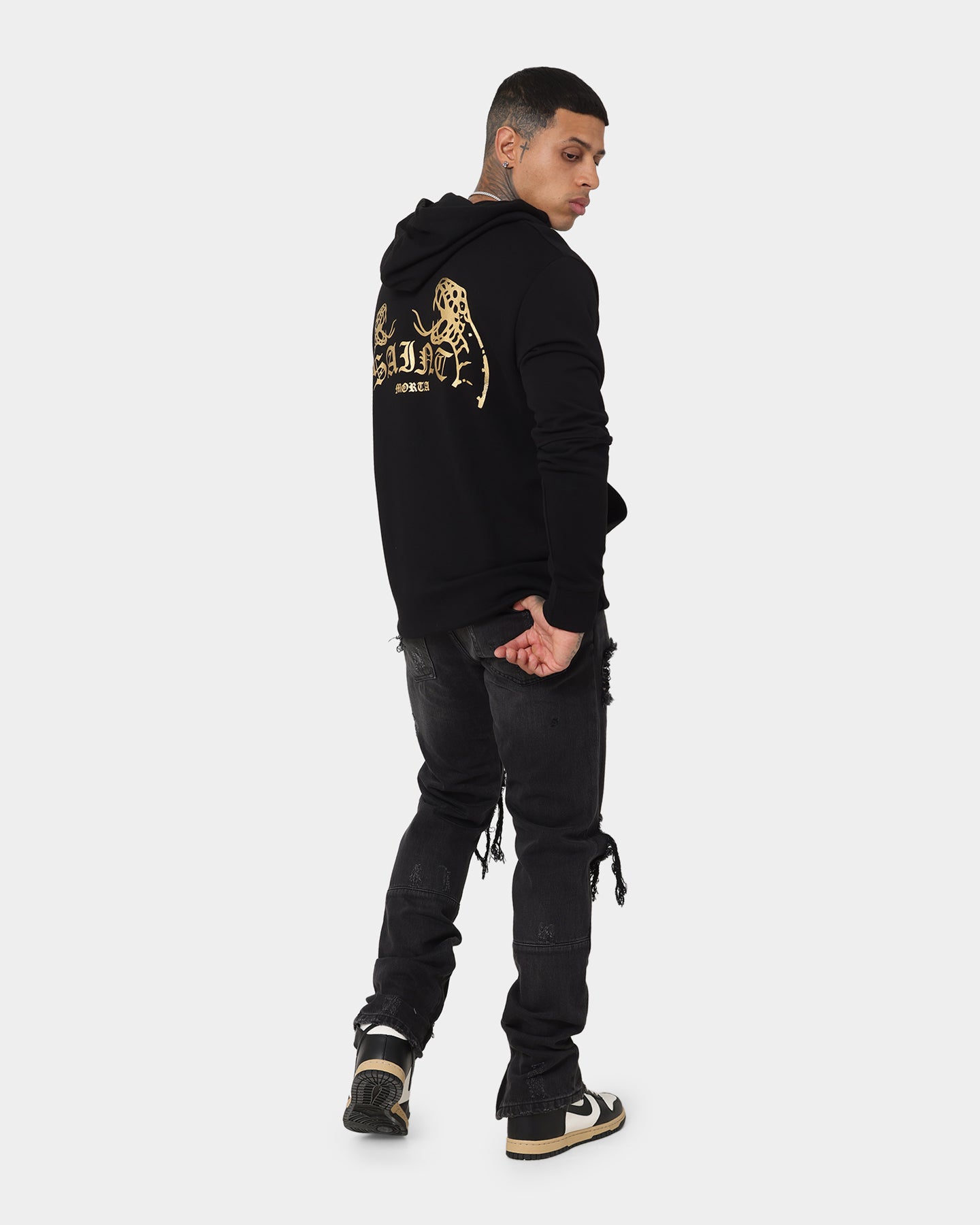 Saint Morta Venomous New Age Vintage Hoodie Black、mySite、zt4zffjzw