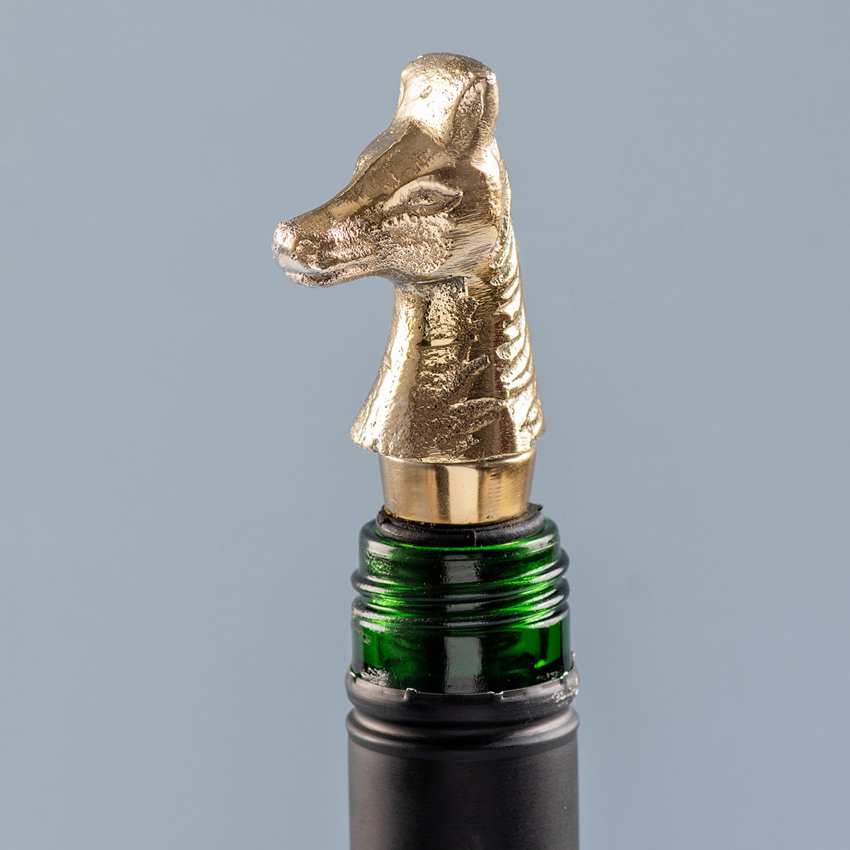 Stainless Steel Bottle Stoper | Horse Shape | Gold、mySite、camillekostekn