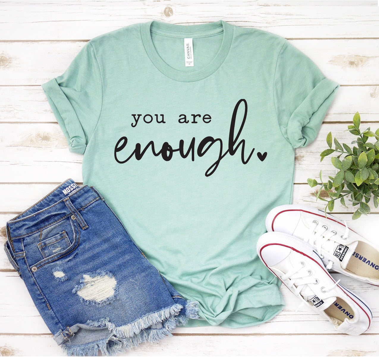 You Are Enough T-shirt、mySite、camillekostekn